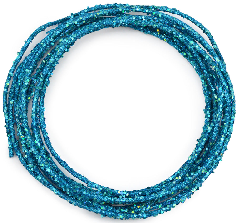 Wired Glamour Rope: Turquoise Blue (25 Feet) Lifestyle Photo