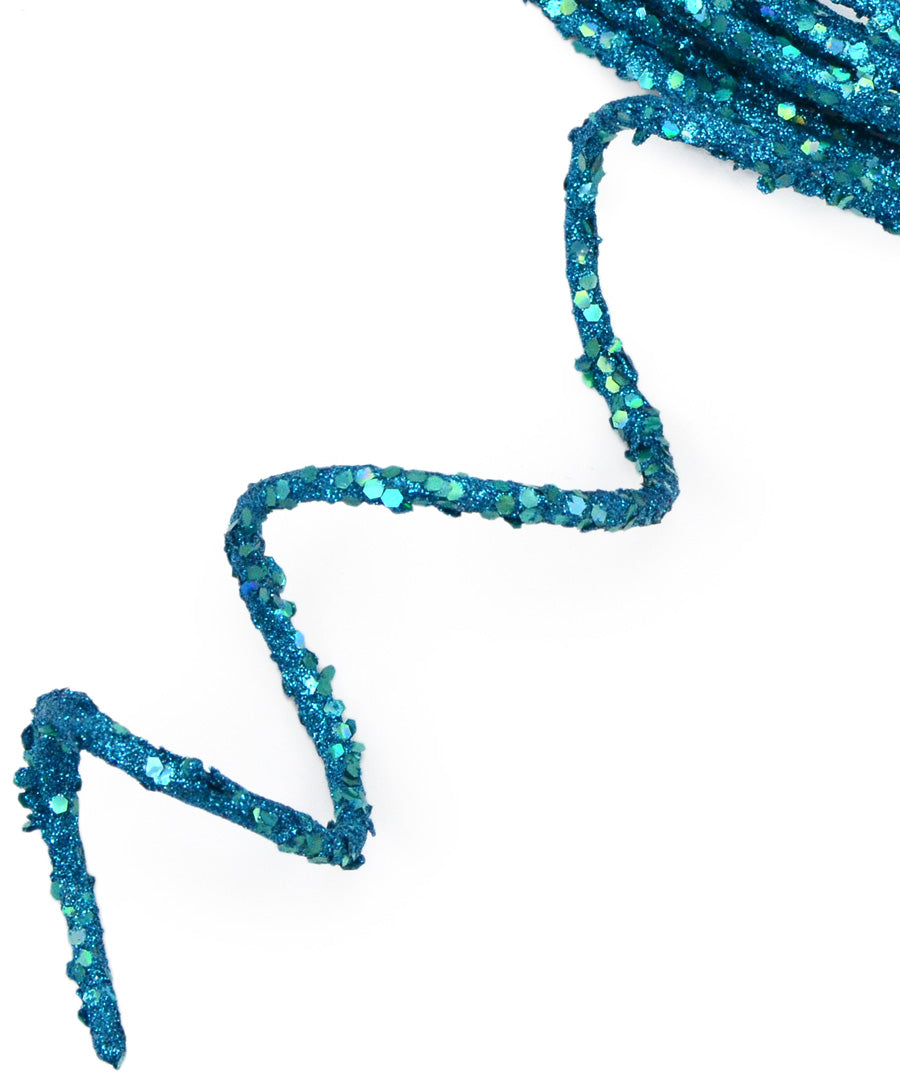 Wired Glamour Rope: Turquoise Blue (25 Feet) detail photo 3