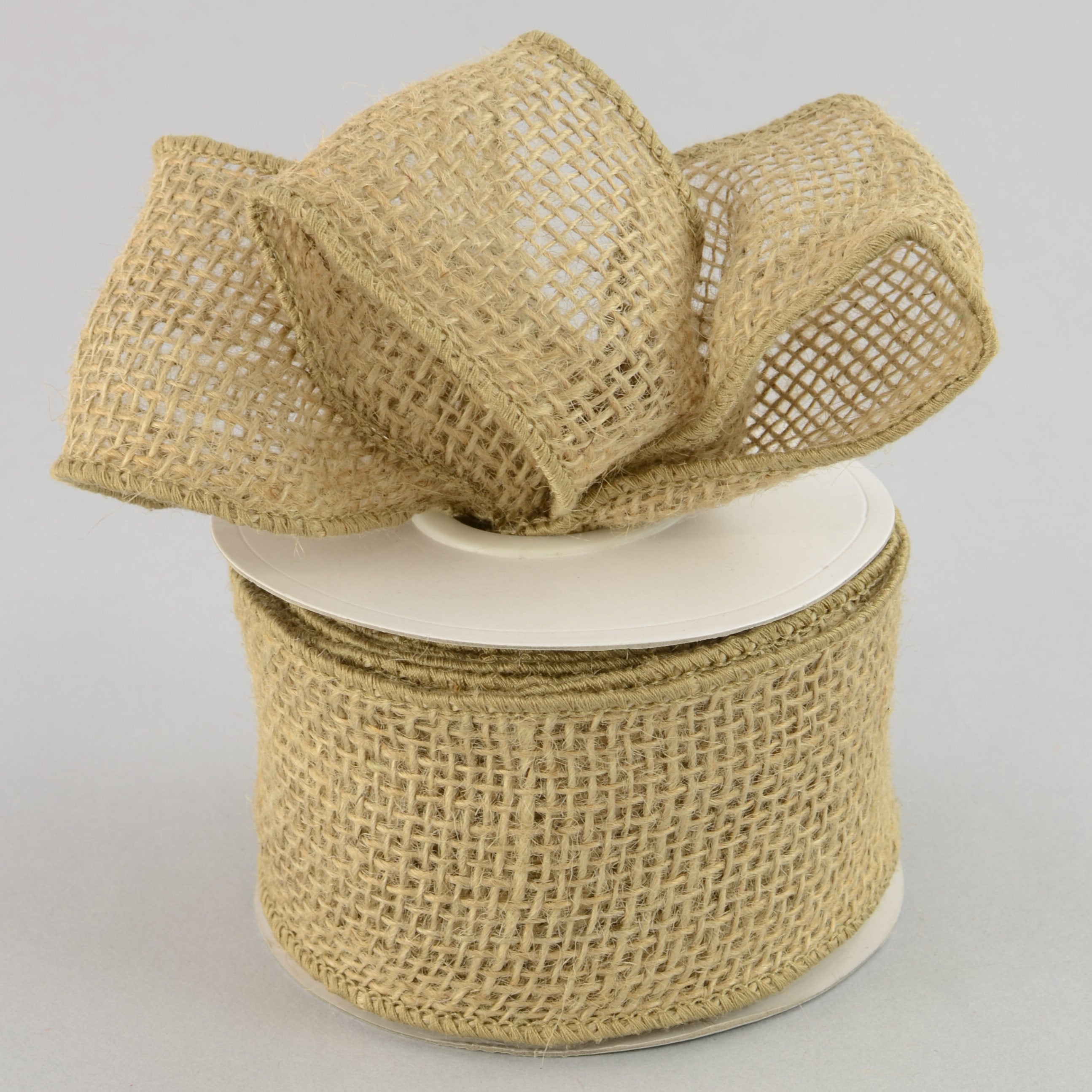 2.5" Wired Loose Weave Burlap Ribbon (10 Yards) Lifestyle Photo