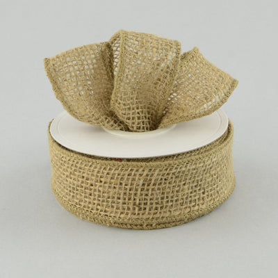 1.5" Wired Loose Weave Burlap Ribbon (10 Yards) Lifestyle Photo