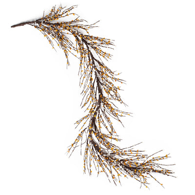 4' Wired Pip Berry Garland: Golden Cream Item Number: ISB13100GC