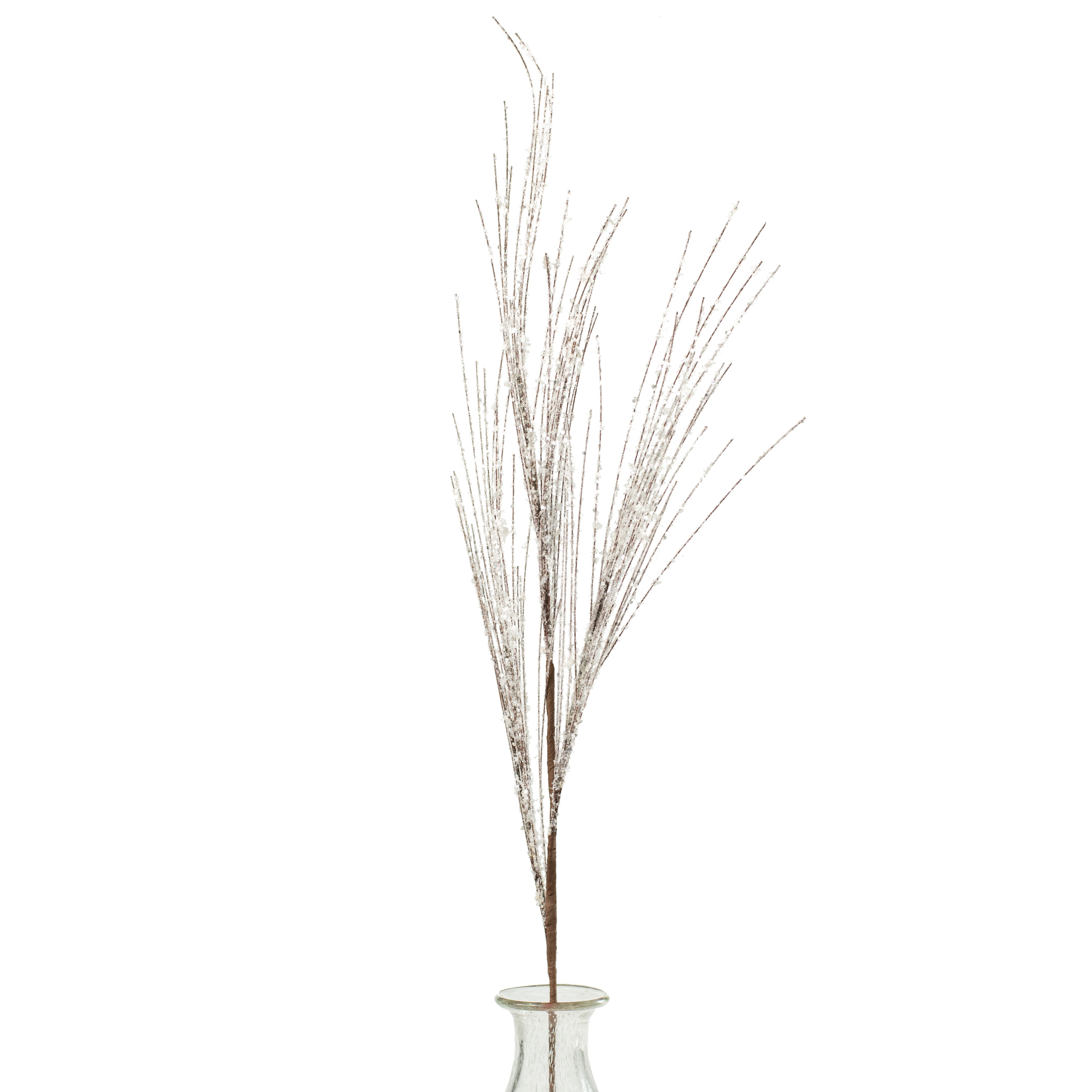 42" Wispy Pine Spray: Snow & Natural Item Number: 280598