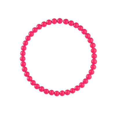 13" Wood Bead Wreath: Hot Pink Item Number: MY102611