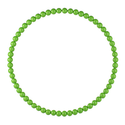 17.75" Wood Bead Wreath: Lime Green Item Number: MY103047
