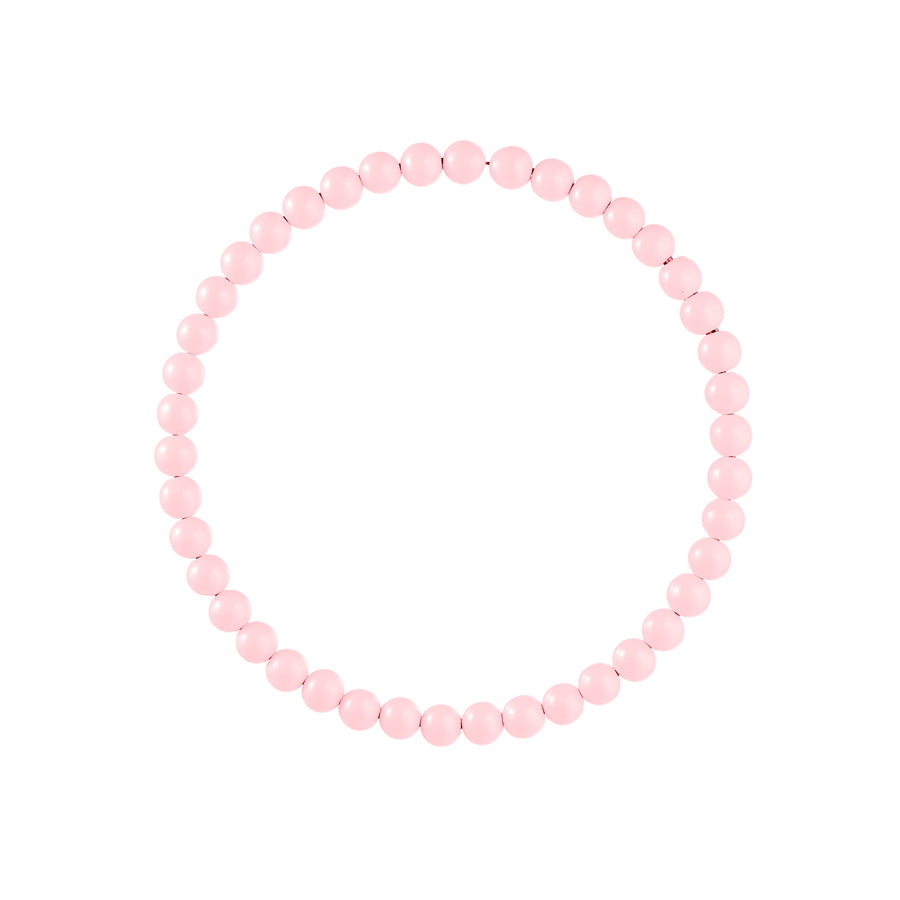 13" Wood Bead Wreath: Quartz Pink Item Number: MY102641