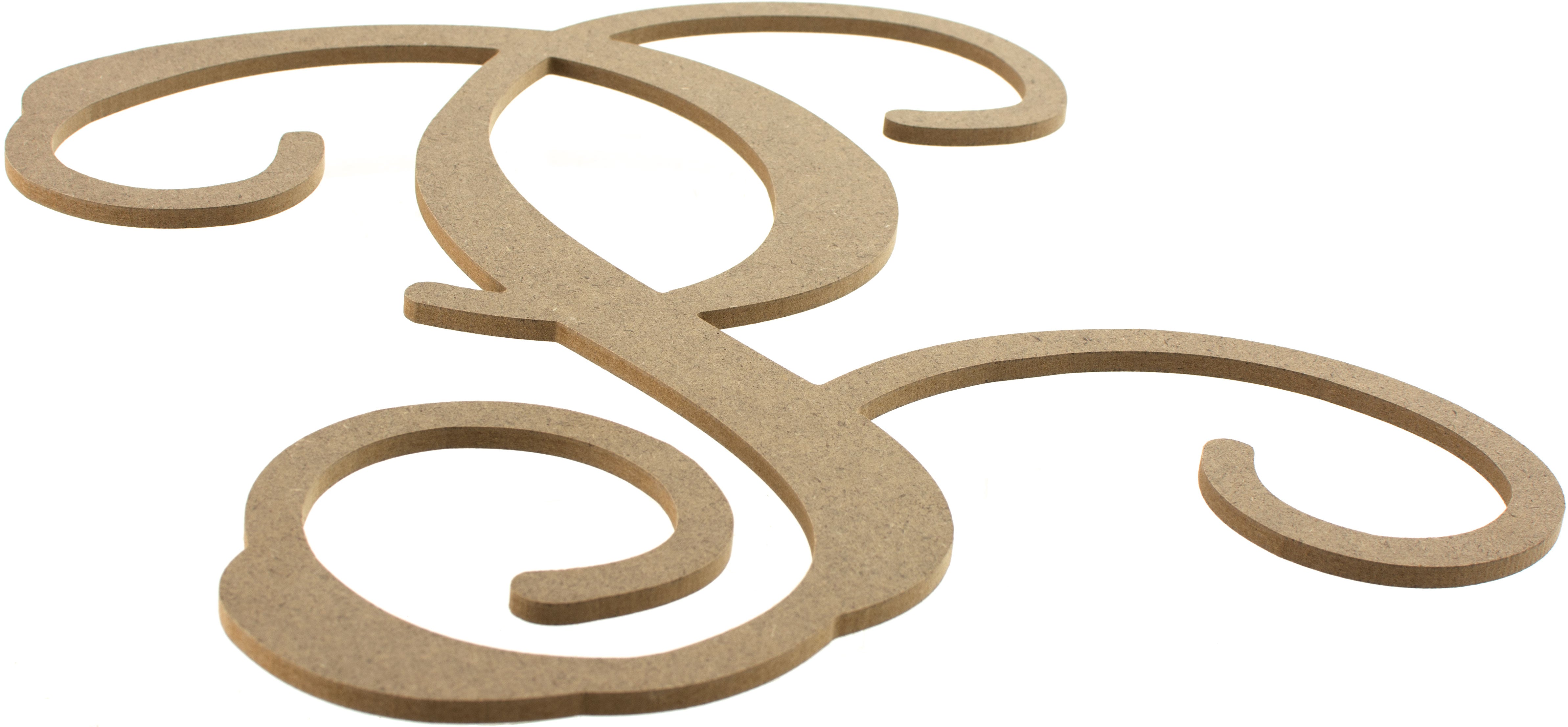 12" Wood Letter Vine Monogram: P Lifestyle Photo