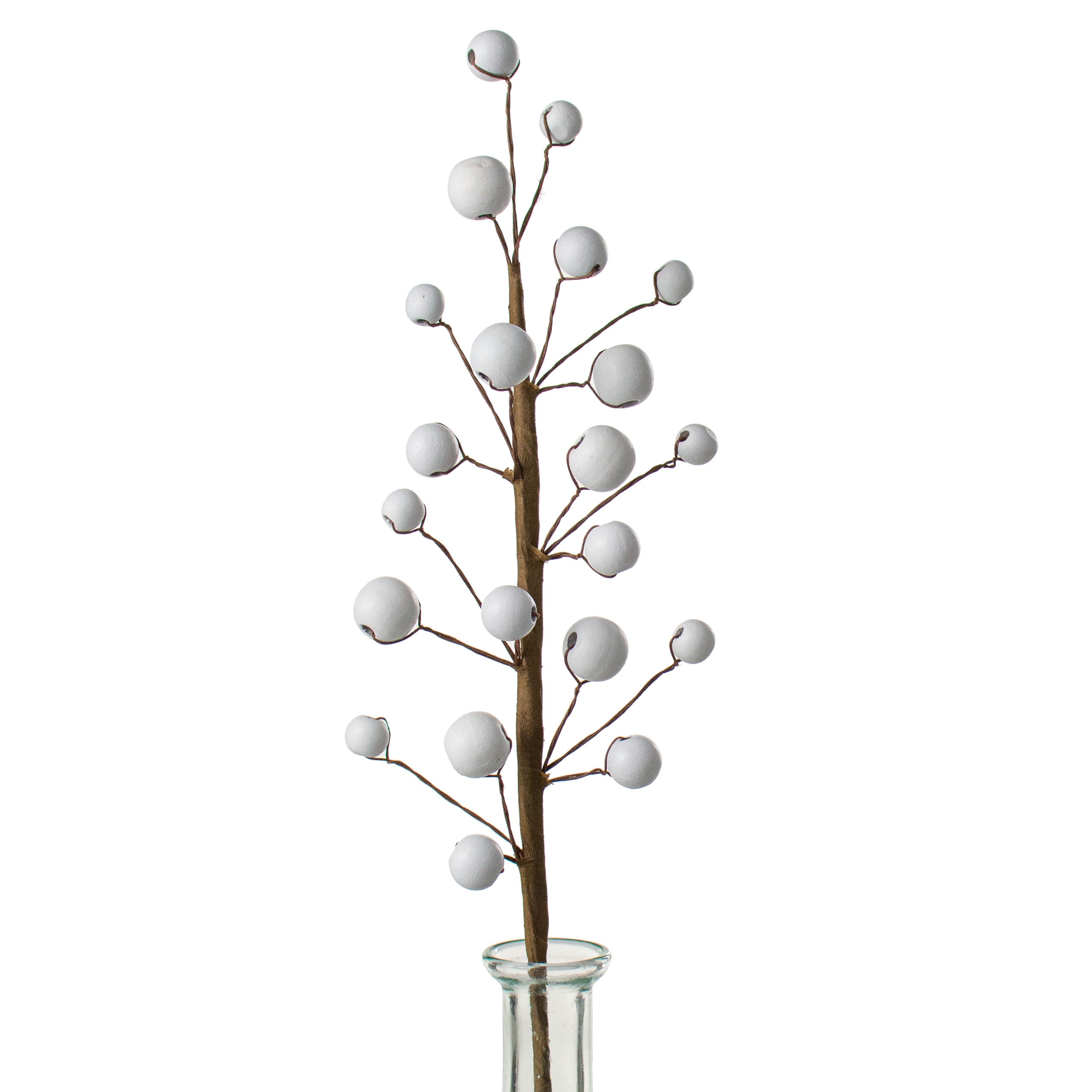 16" Wooden Bead Pick: White Item Number: 85647WT