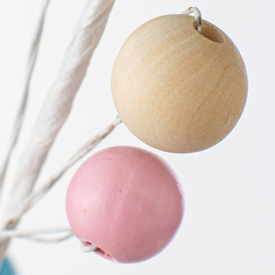 28" Wooden Bead Spray: Pastel Lifestyle Photo