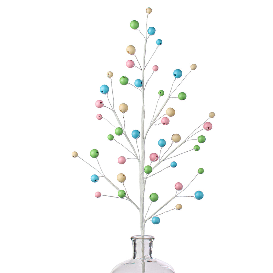 28" Wooden Bead Spray: Pastel Item Number: 63285SP28