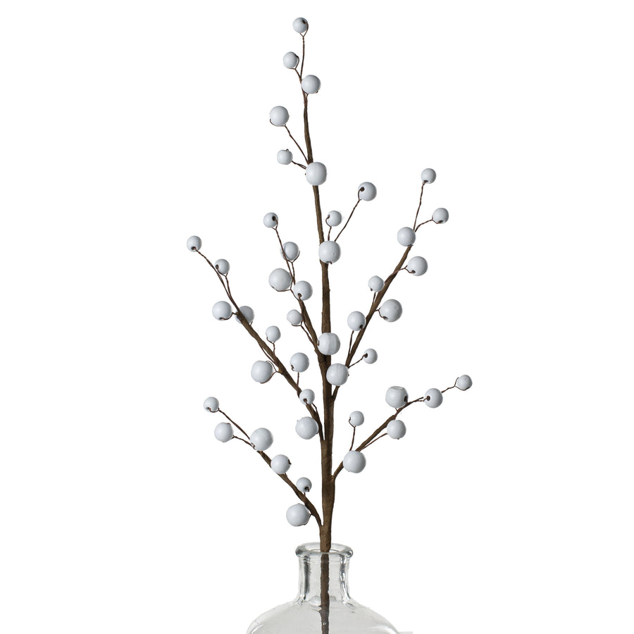 28" Wooden Bead Spray: White Item Number: 85646WT