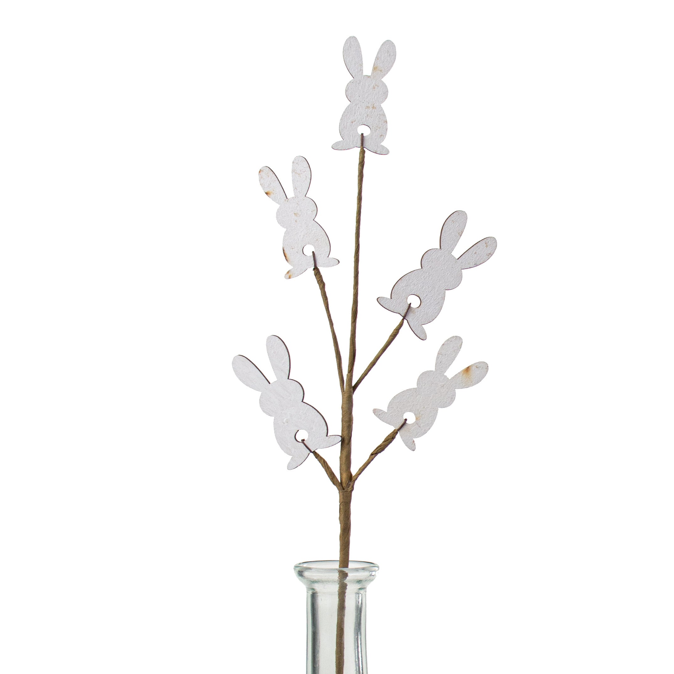 14" Wooden Bunny Pick: White Item Number: 147013