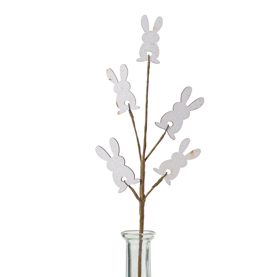 14" Wooden Bunny Pick: White Item Number: 147013