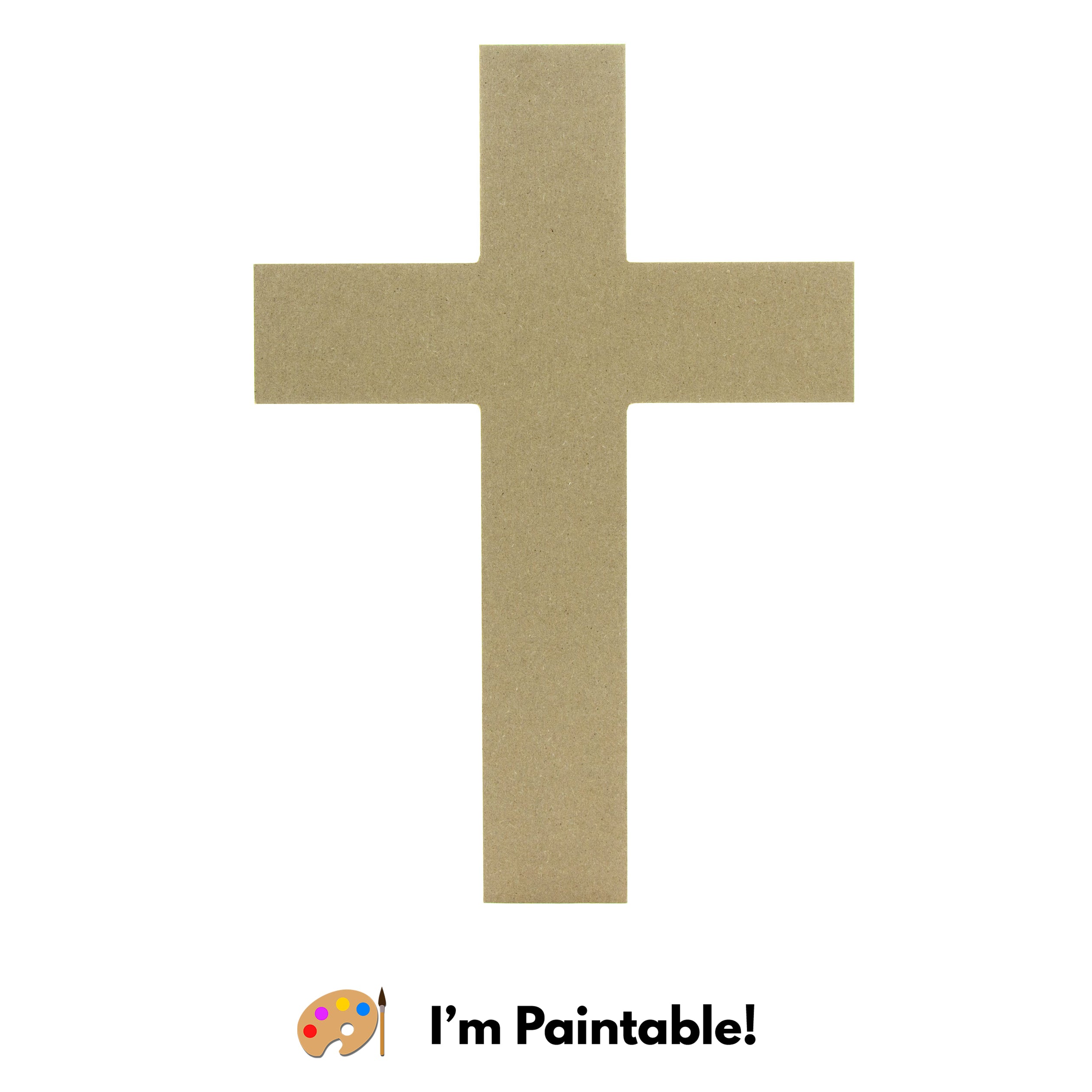 18" Wooden Decorative Cross Item Number: AB2075