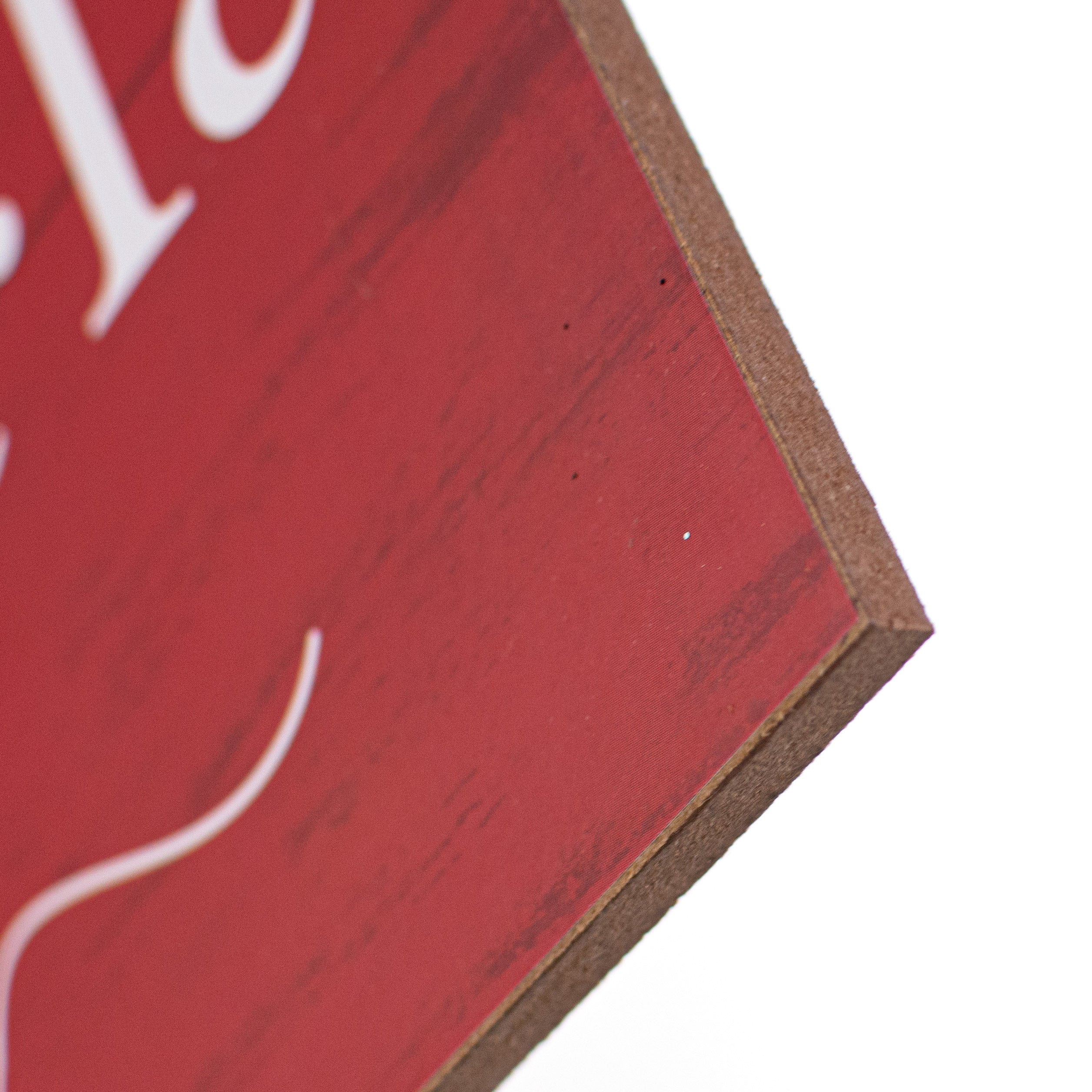 12" Wooden Sign: Fa La La La La detail photo 3