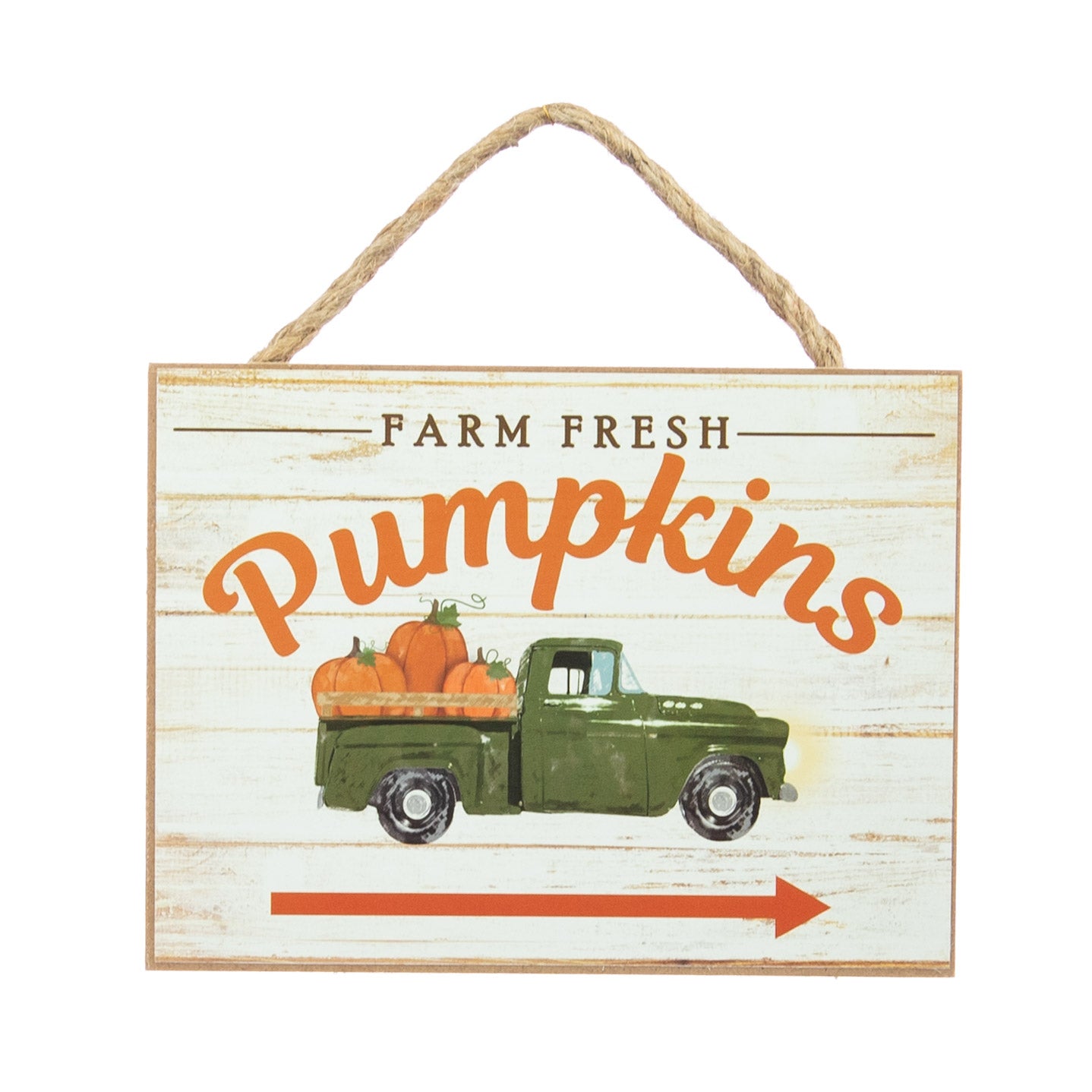6.5" Wooden Sign: Farm Fresh Pumpkins Item Number: AP8221