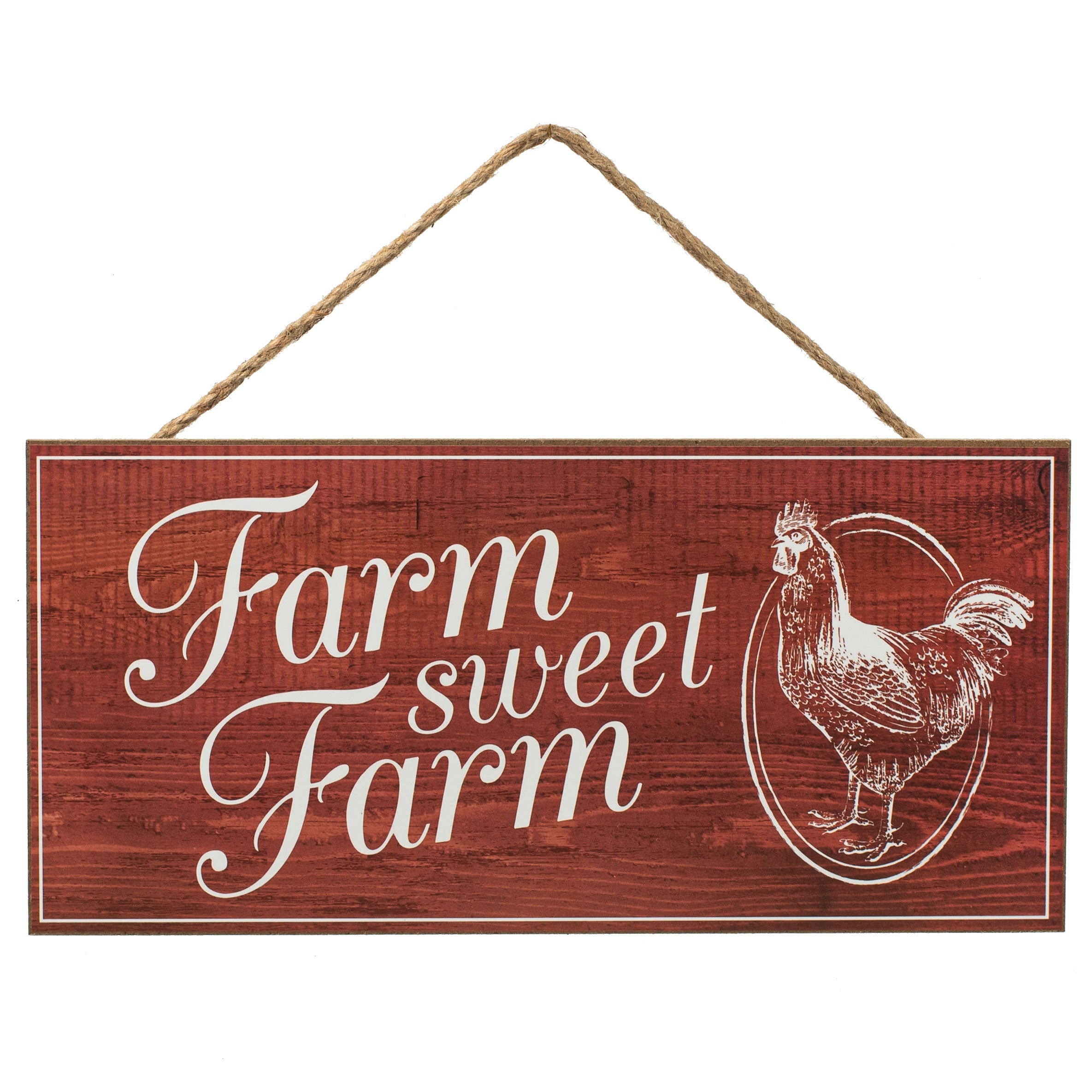 12" Wooden Sign: Farm Sweet Farm Item Number: AP846424