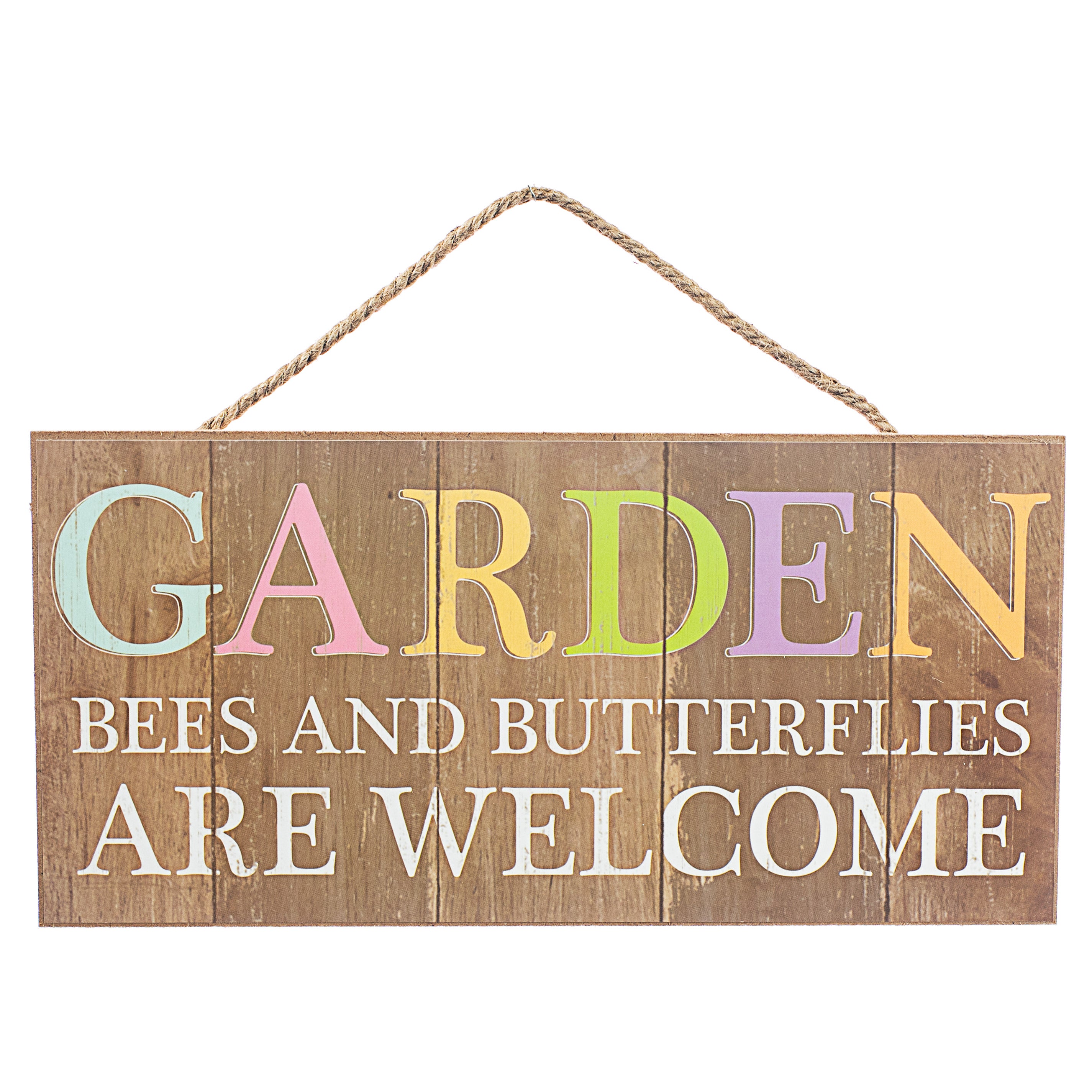 12" Wooden Sign: Garden Welcome Item Number: AP8359