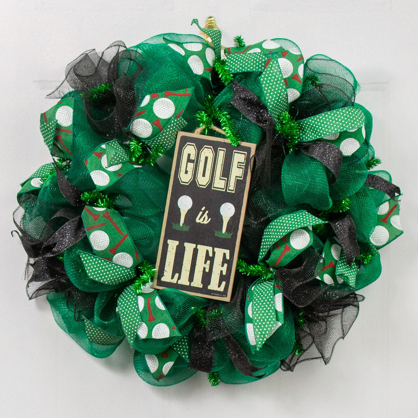 10" Wooden Sign: Golf is Life Lifestyle Photo
