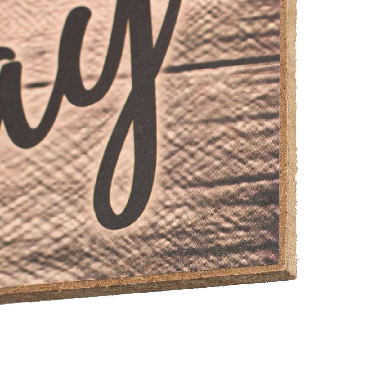 12" Wooden Sign: Hay Girl Hay detail photo 3