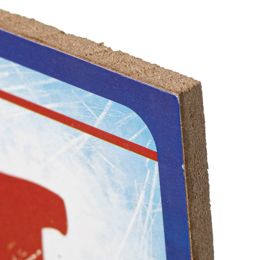 15" Wooden Sign: Home Rink Hockey detail photo 3