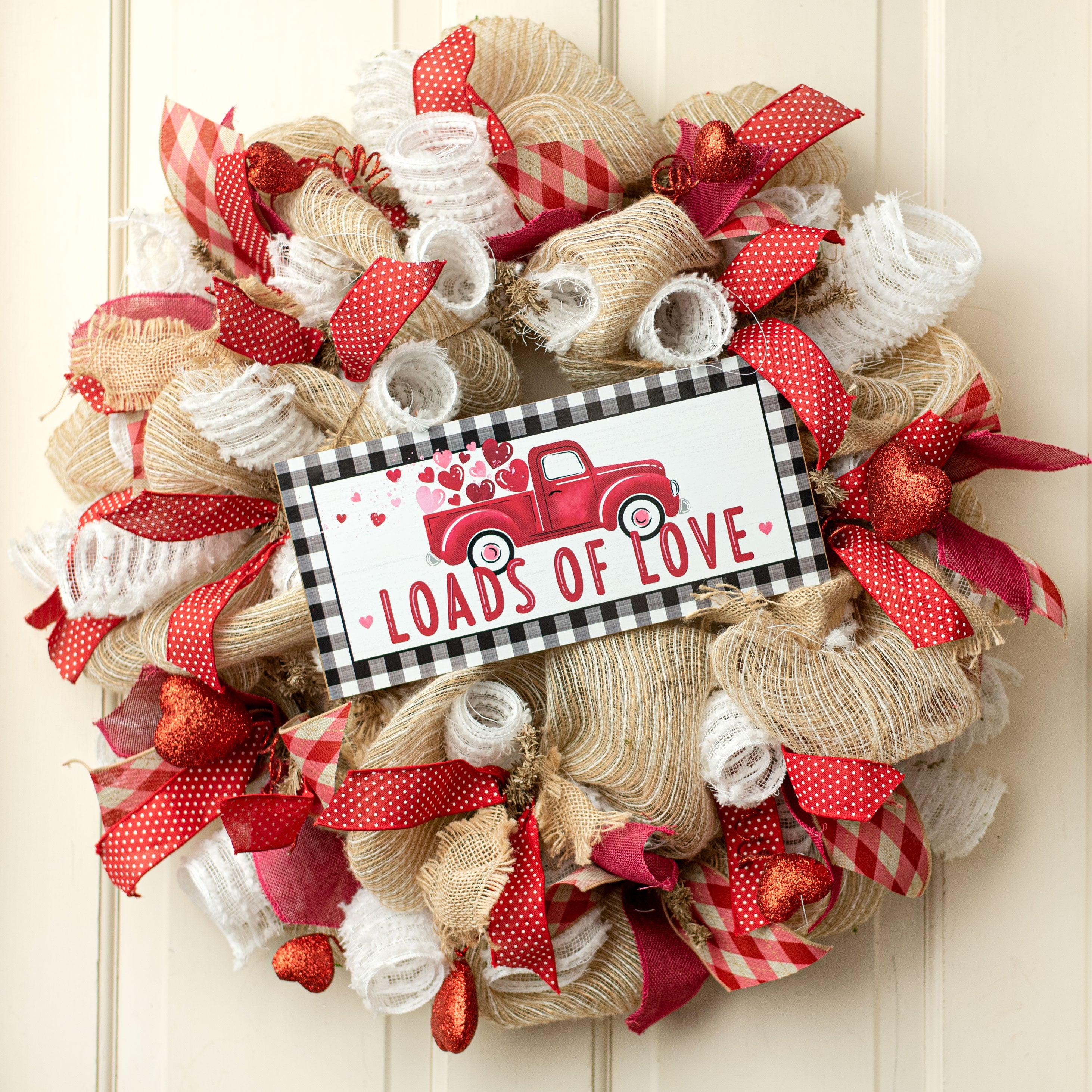12" Wooden Sign: Loads of Love Truck Lifestyle Photo