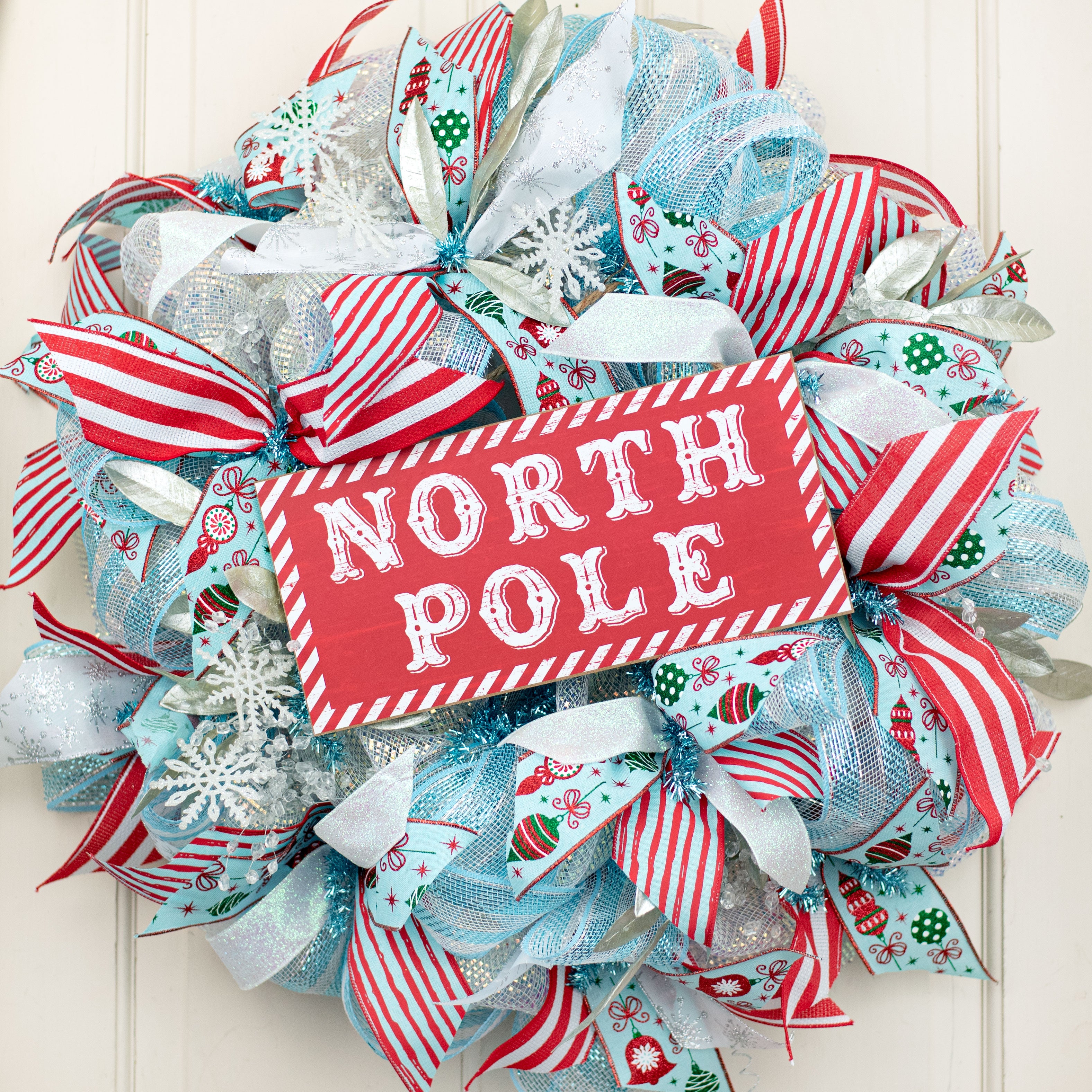12" Wooden Sign: North Pole Lifestyle Photo