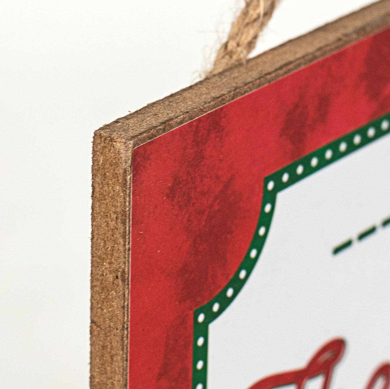 12" Wooden Sign: North Pole Express detail photo 3