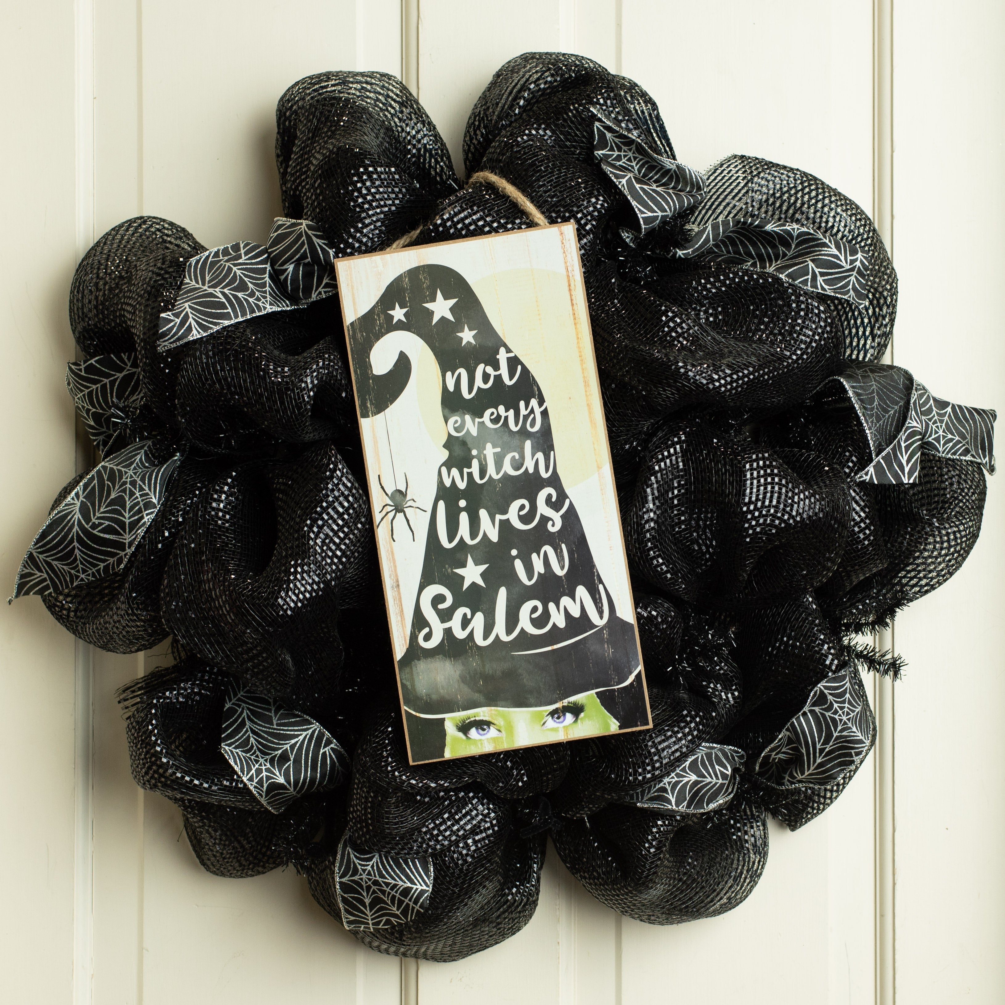12" Wooden Sign: Not Every Witch Lives in Salem Lifestyle Photo