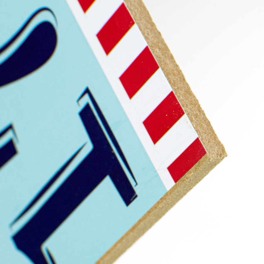 12" Wooden Sign: Party Like It's 1776 USA detail photo 3