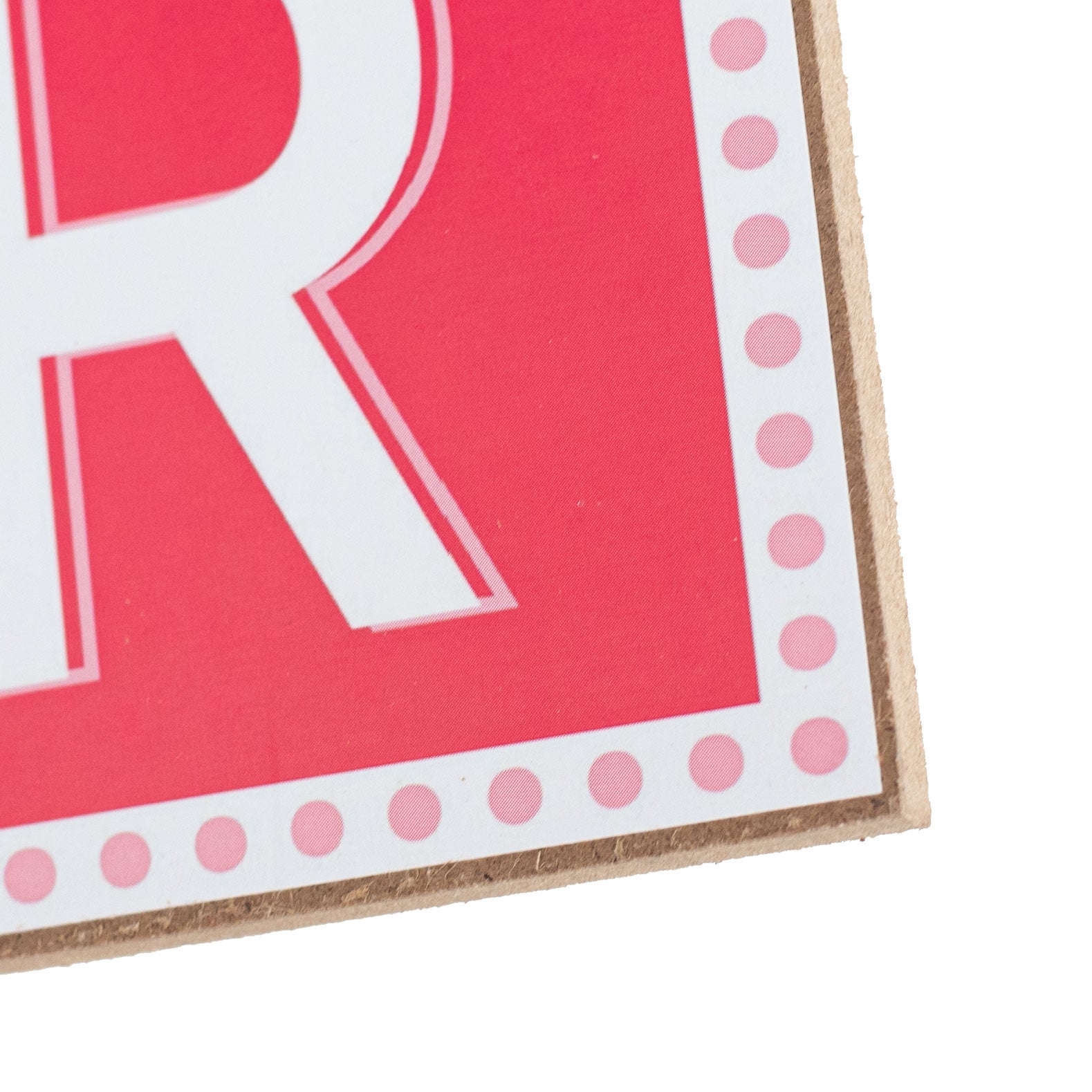 12" Wooden Sign: Pink I Can Fight Cancer detail photo 3