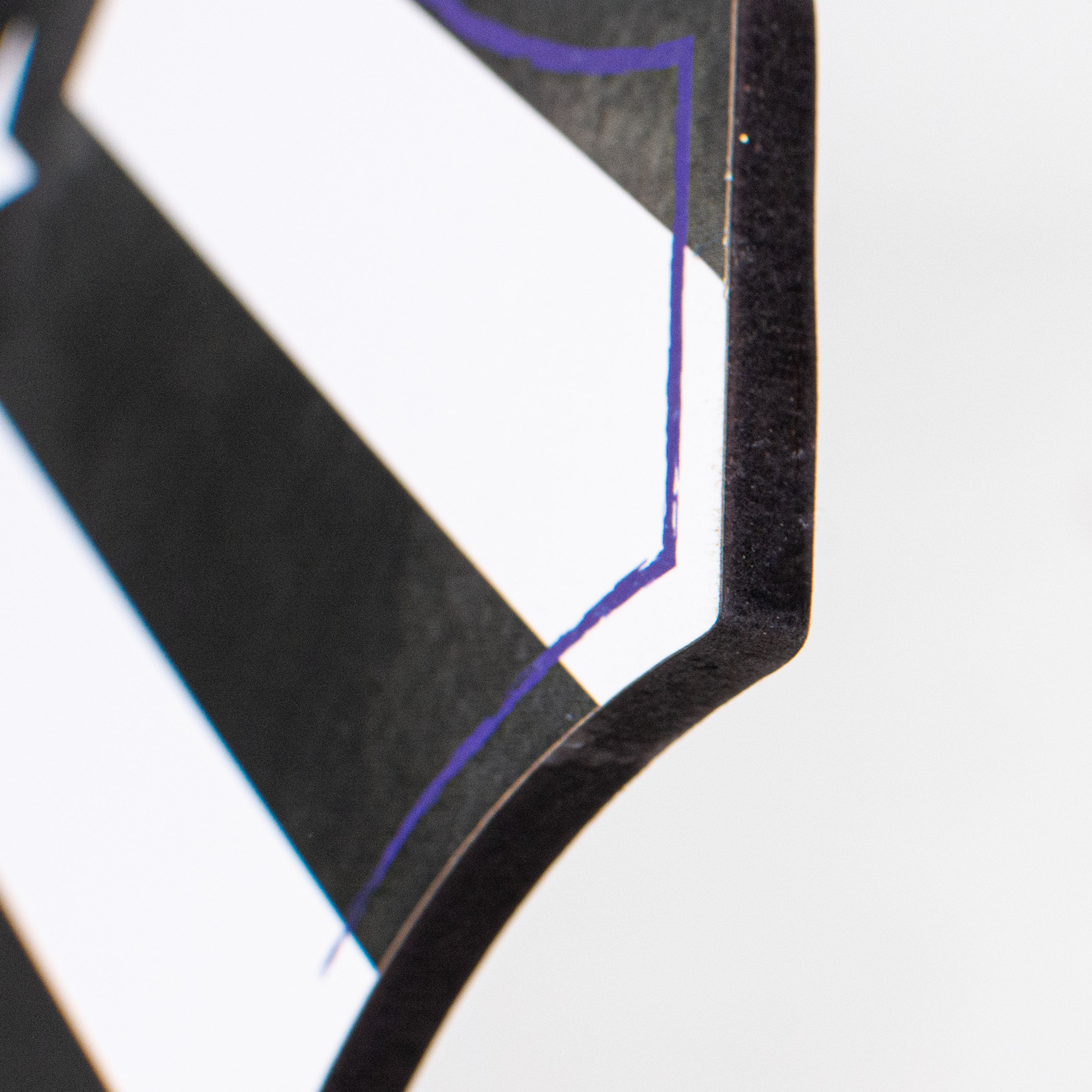 12" Wooden Sign: Police Support Flag Badge detail photo 3