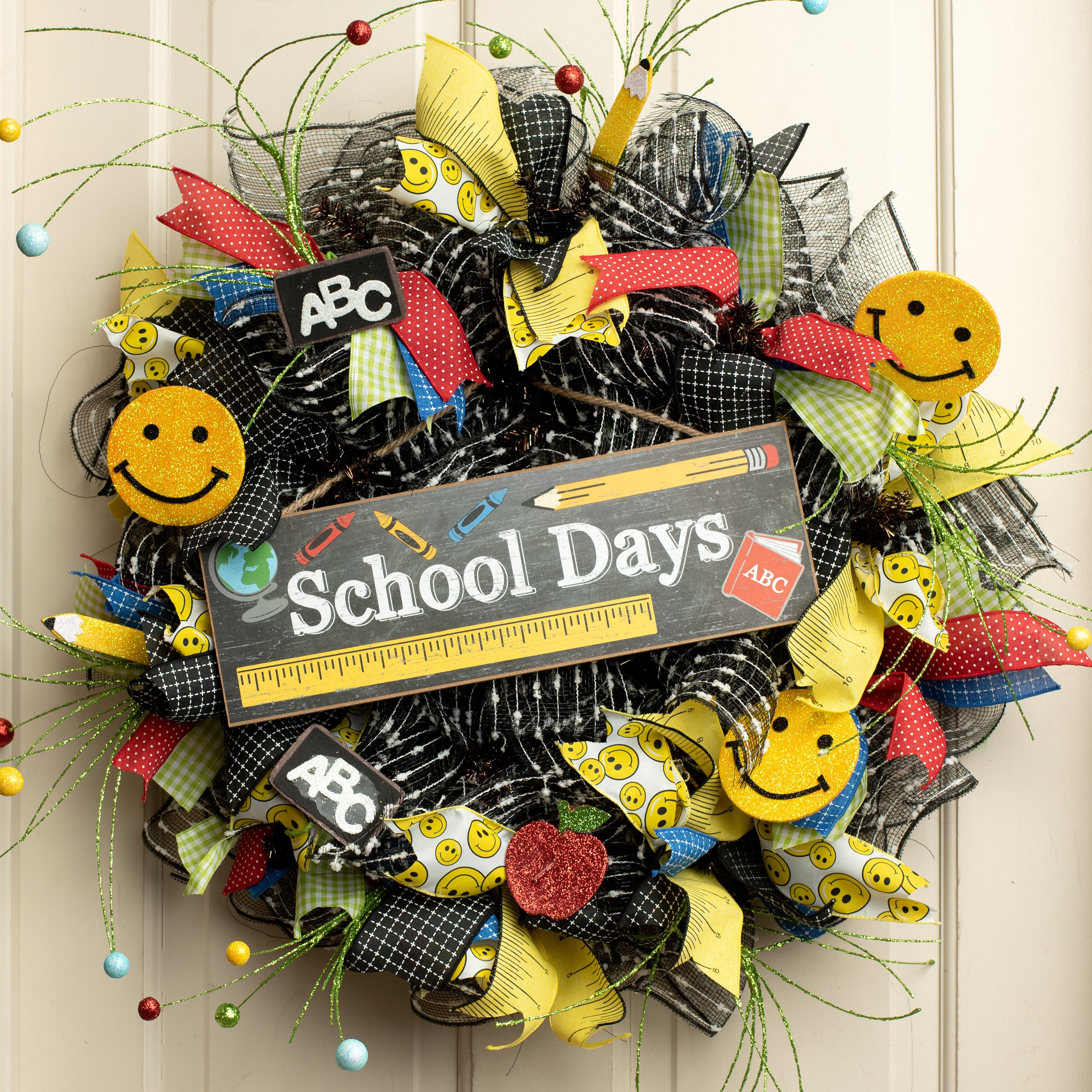 15" Wooden Sign: School Days Lifestyle Photo
