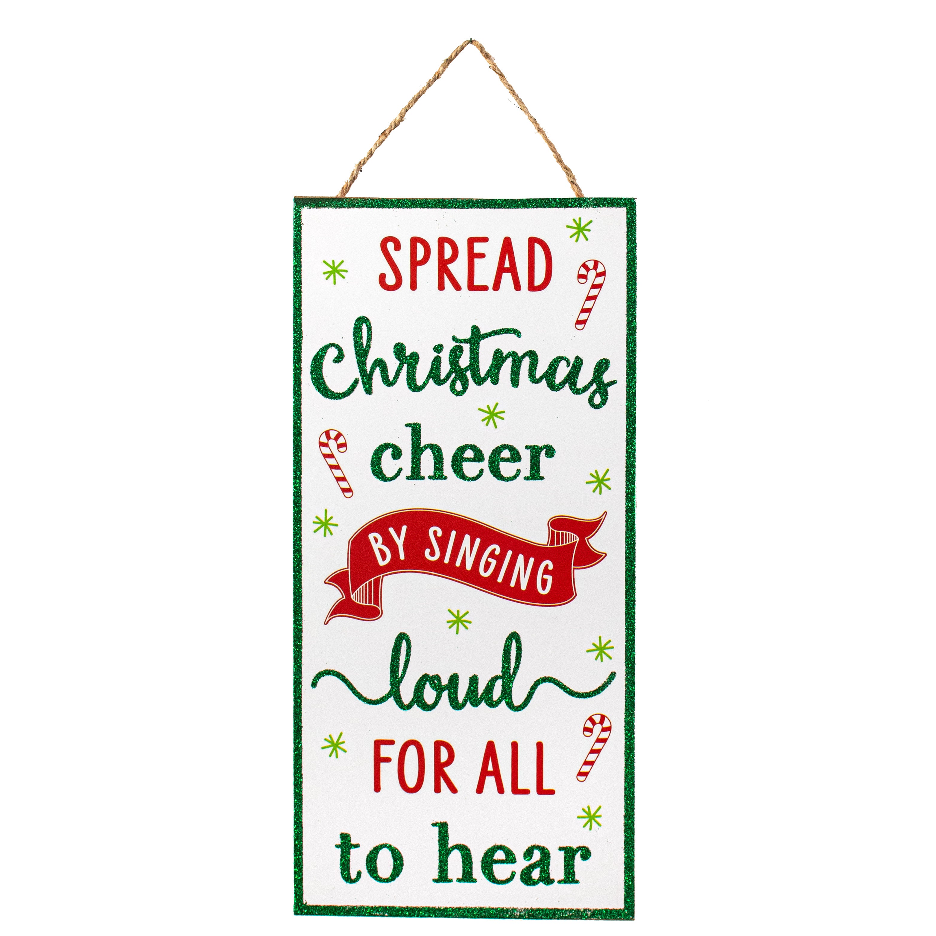 12" Wooden Sign: Spread Christmas Cheer Item Number: AP8896