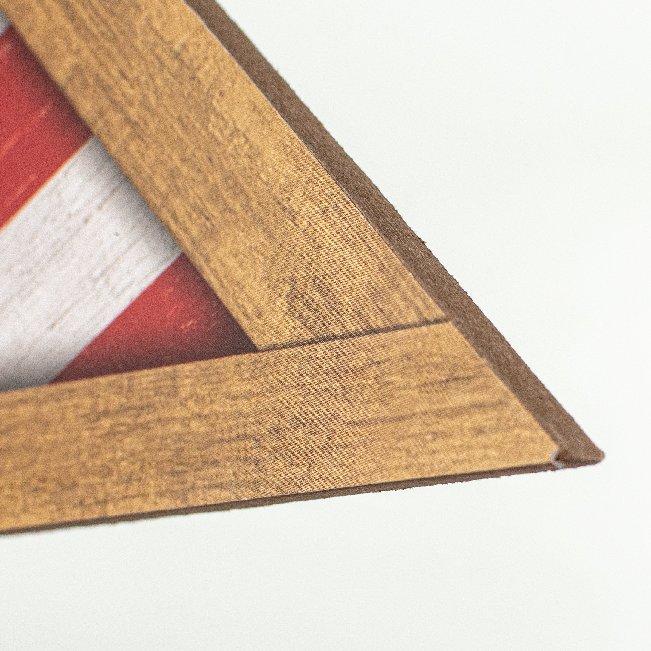 12" Wooden Sign: Stars And Stripes detail photo 3
