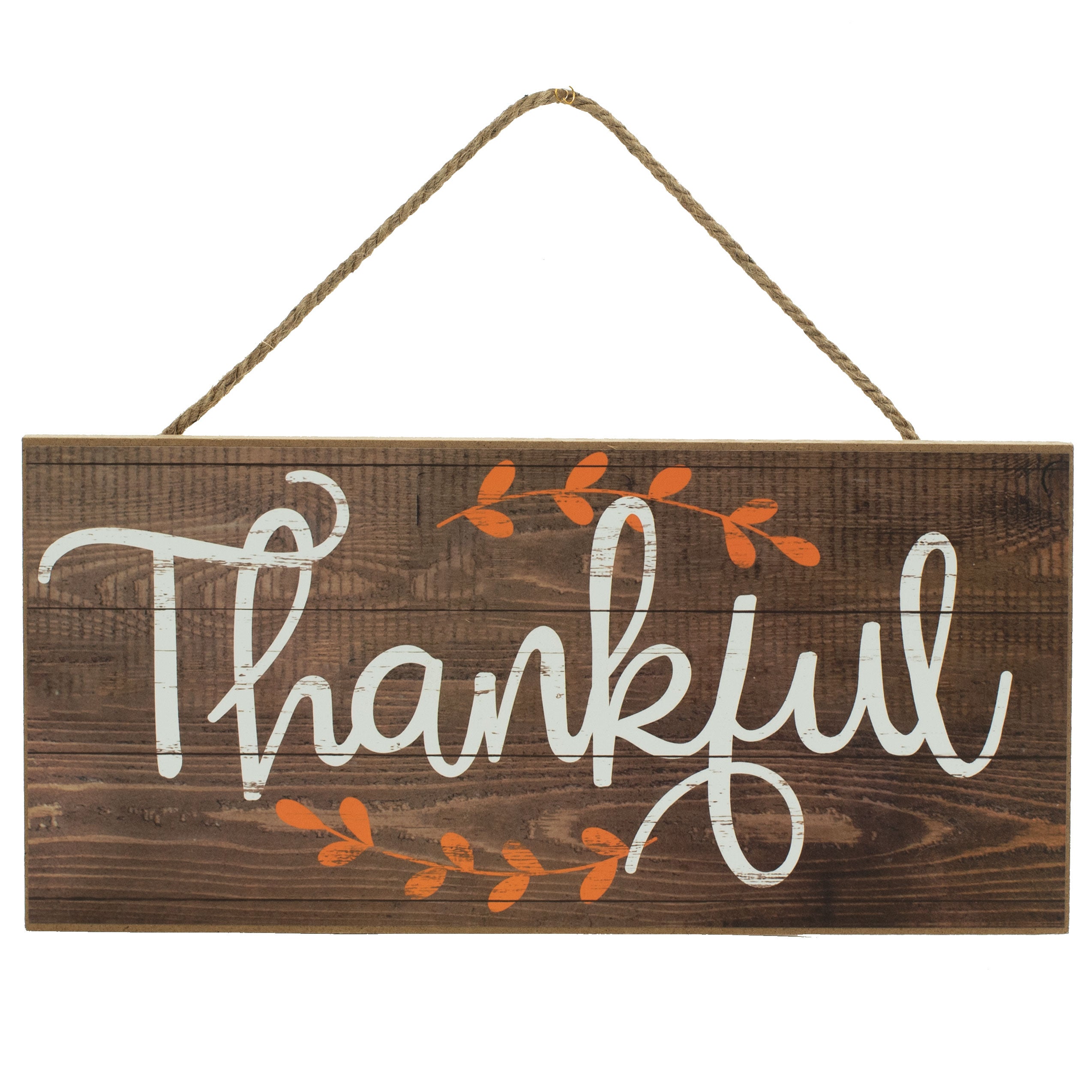 12" Wooden Sign: Thankful Item Number: AP8170