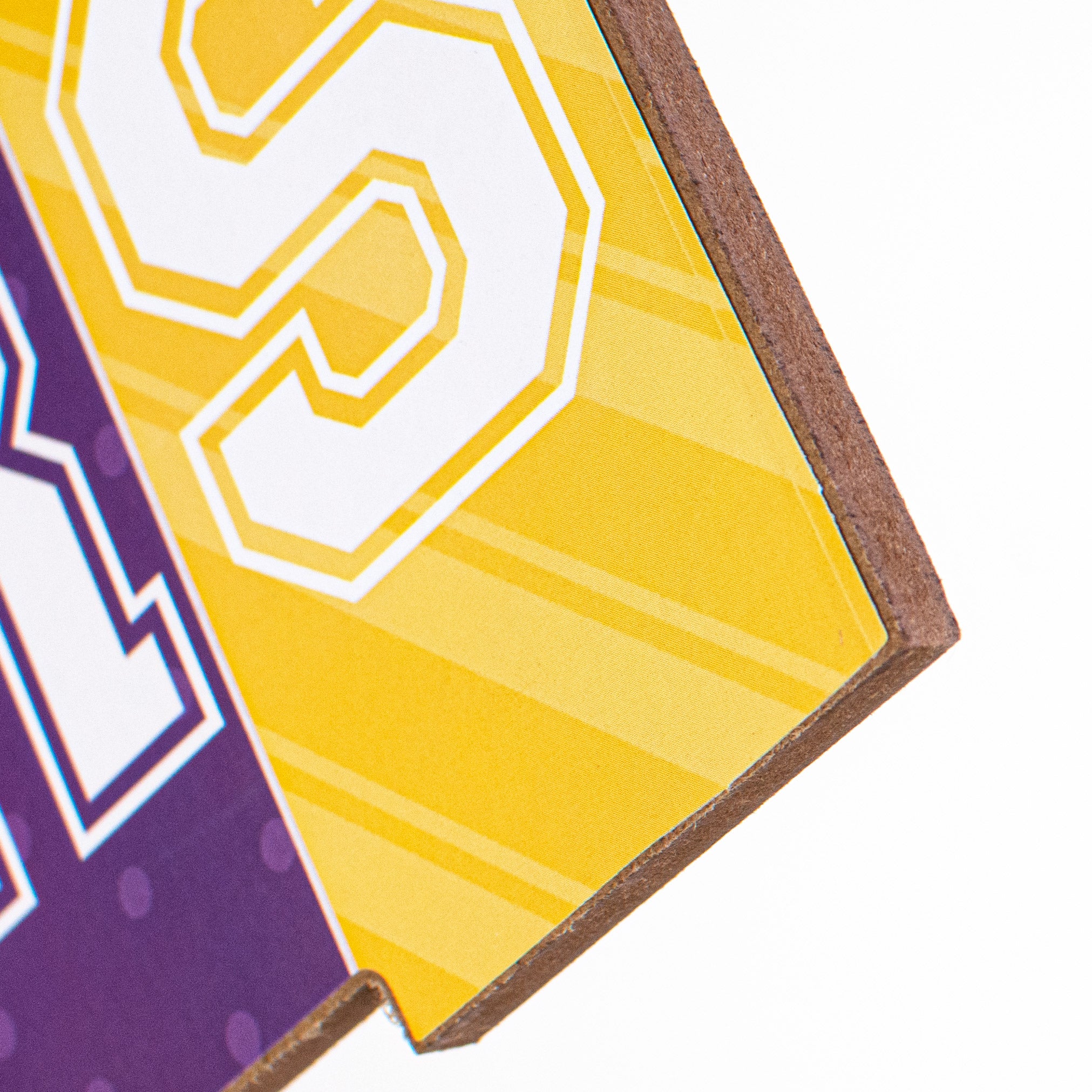 14" Wooden Sign: Tigers Blocks detail photo 3