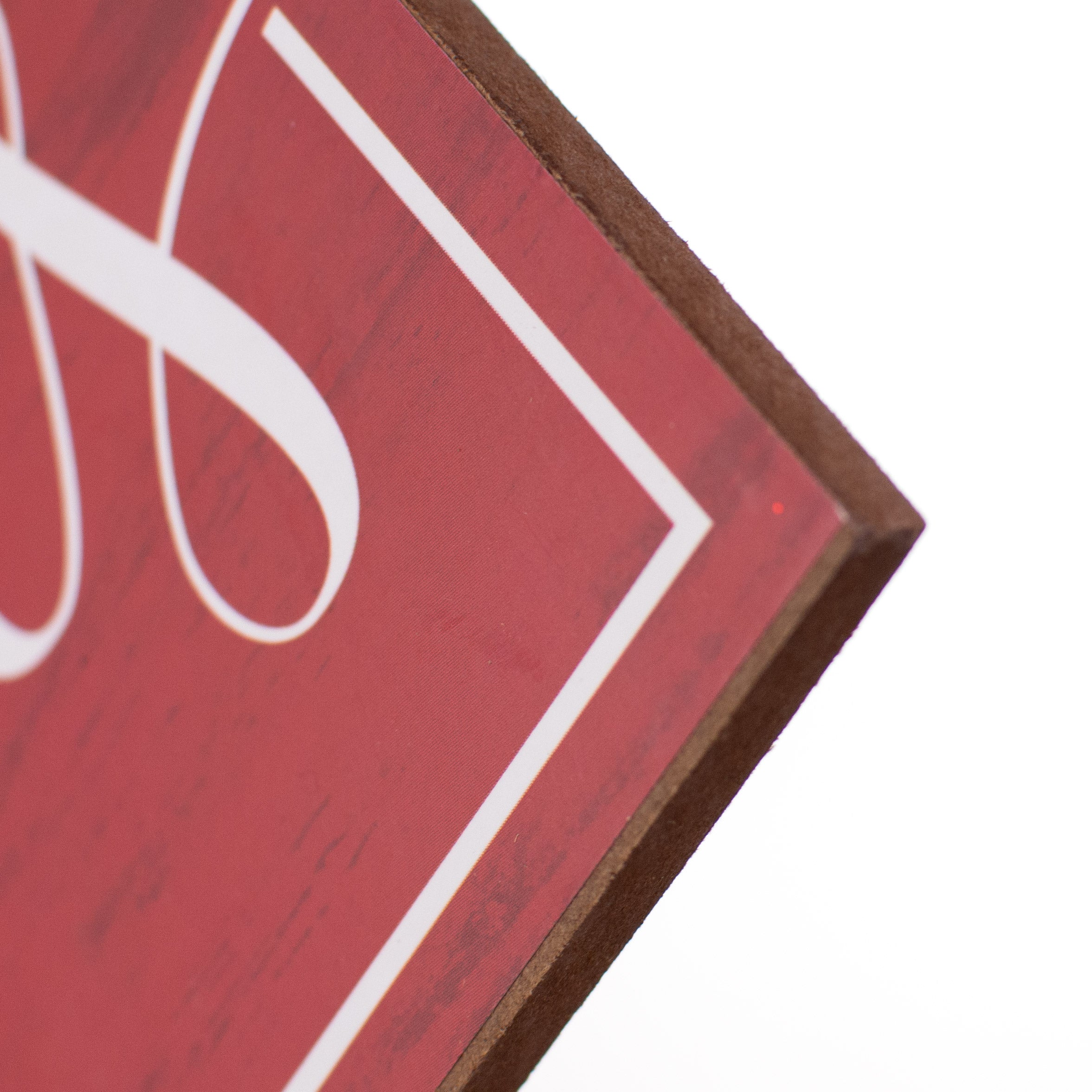 12" Wooden Sign: 'Twas The Night Before detail photo 3