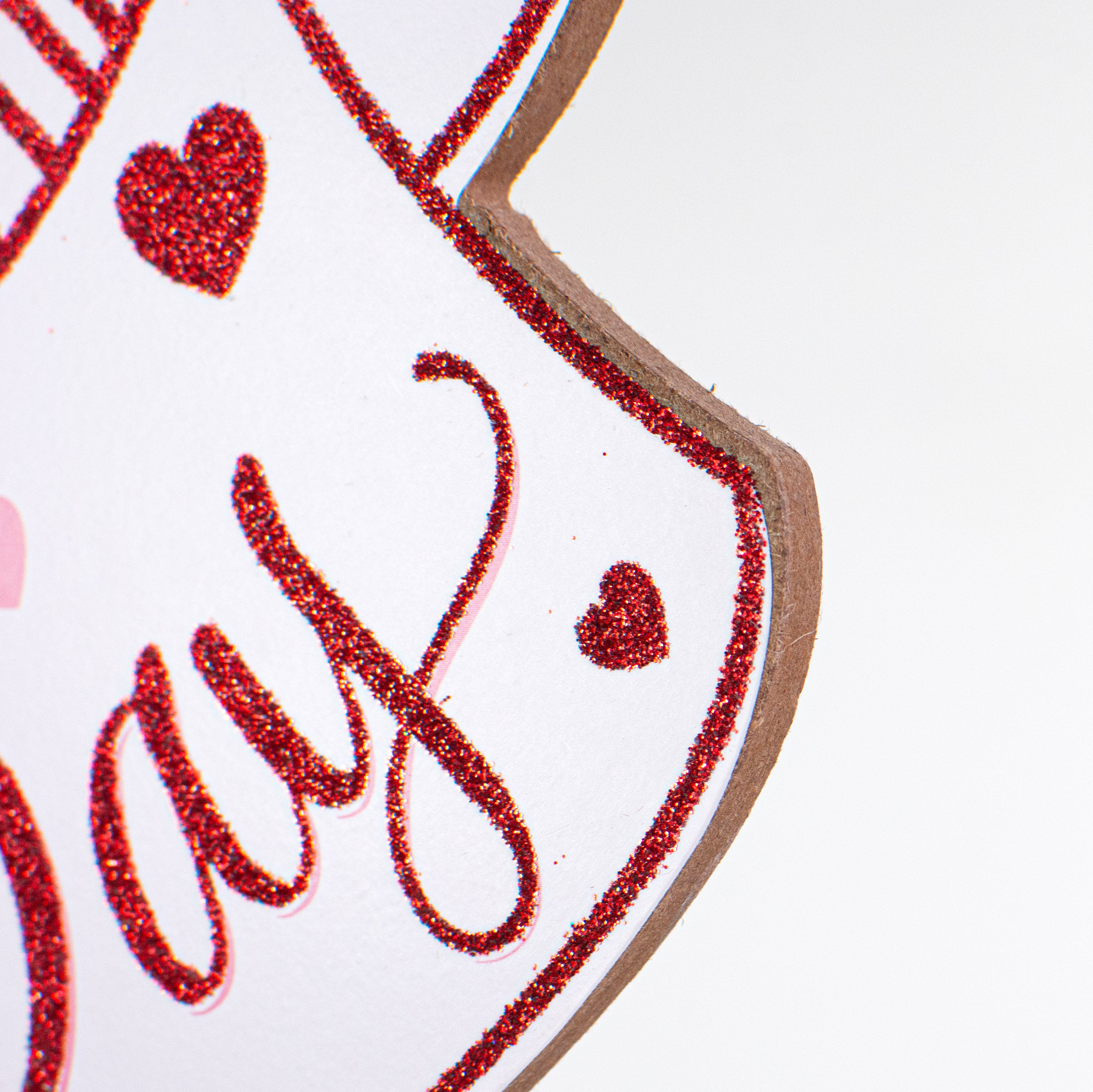15" Wooden Sign: Valentine's Day Banner detail photo 3