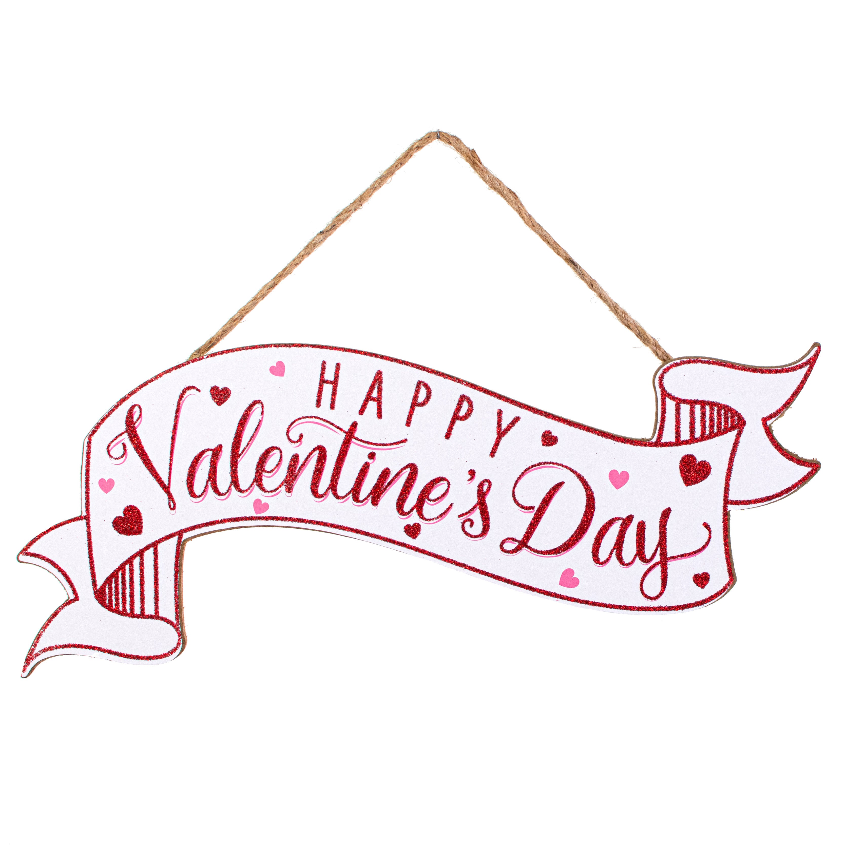 15" Wooden Sign: Valentine's Day Banner Item Number: AP8863