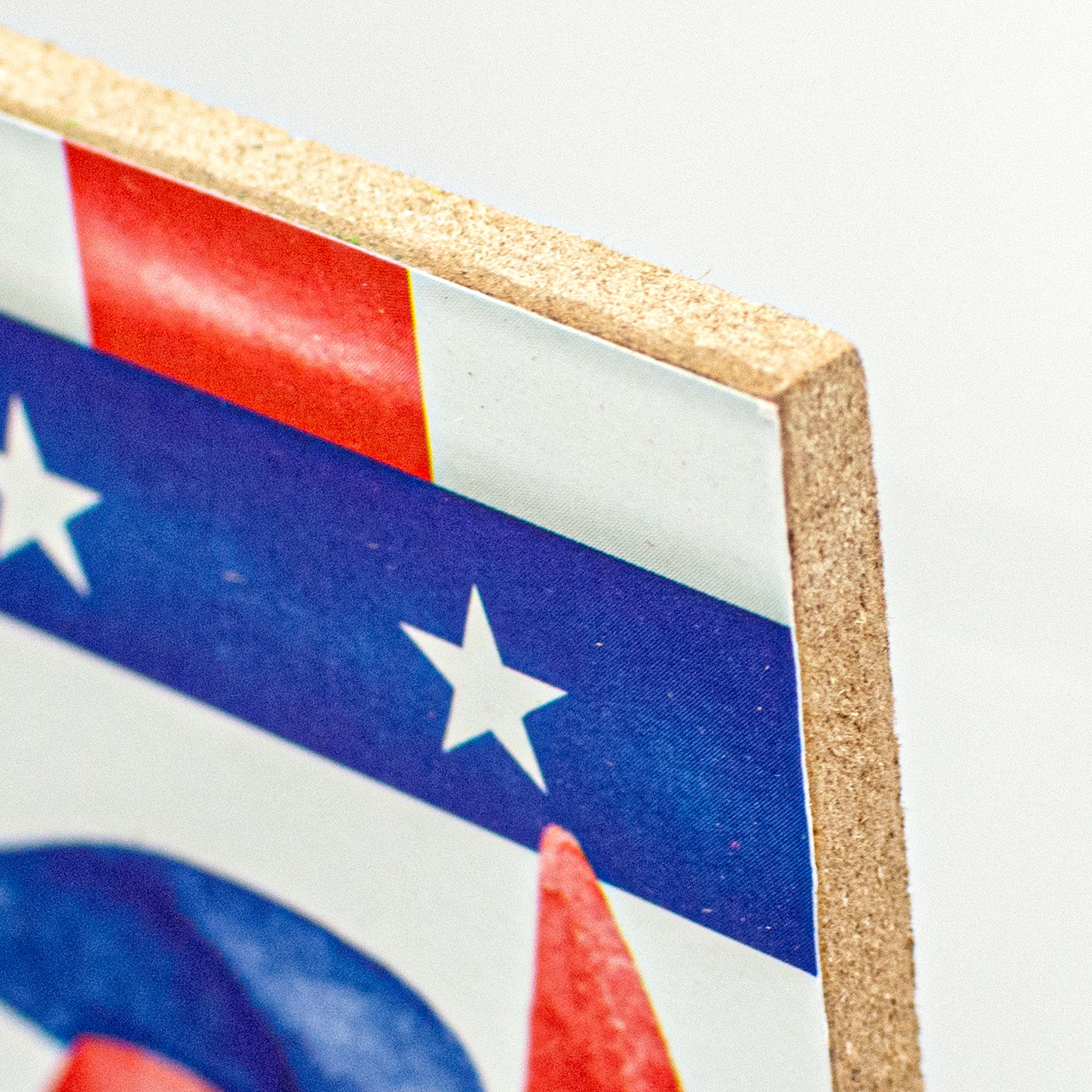 15" Wooden Sign: Welcome Americana Pinwheel detail photo 3