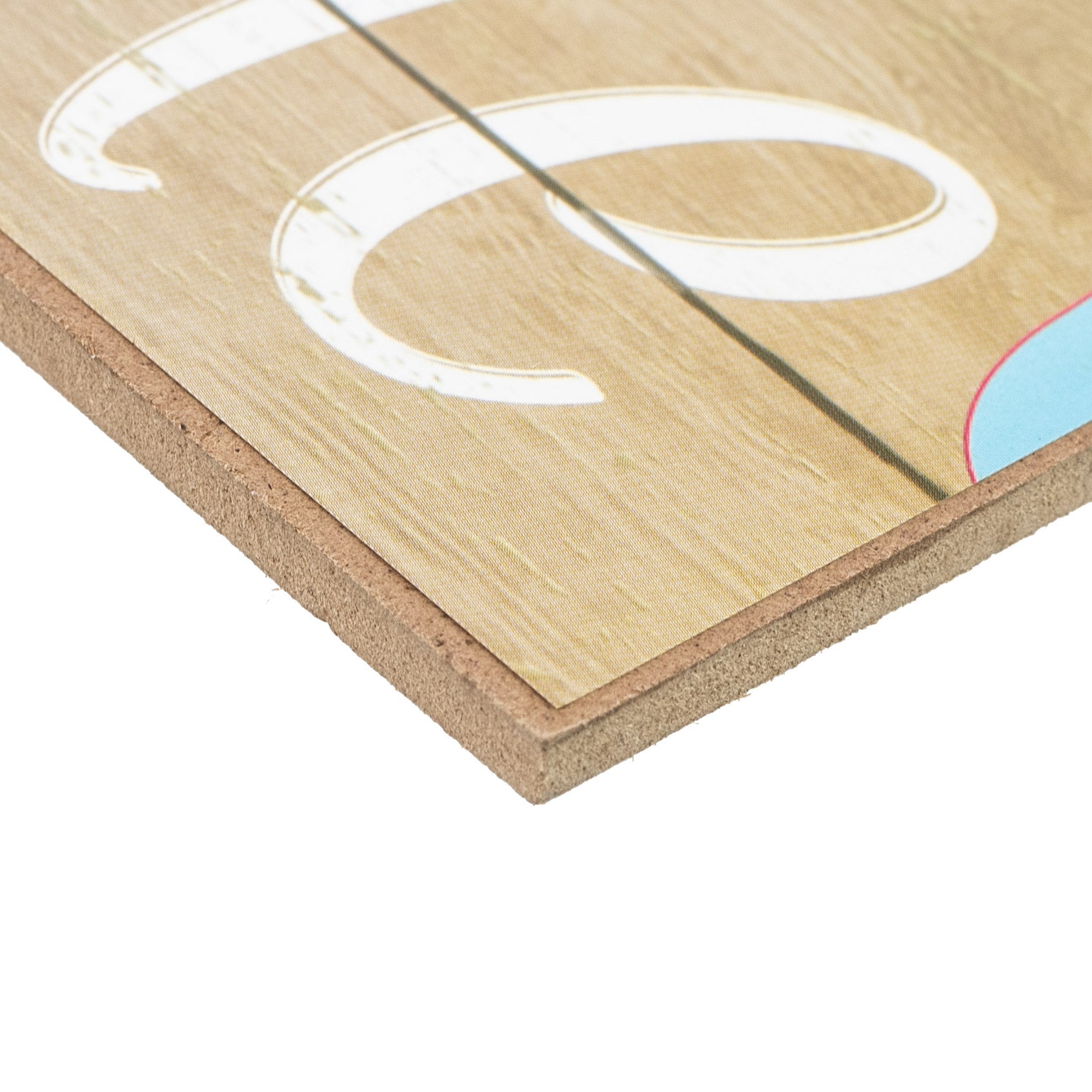 12" Wooden Sign: Welcome Flip Flops detail photo 3