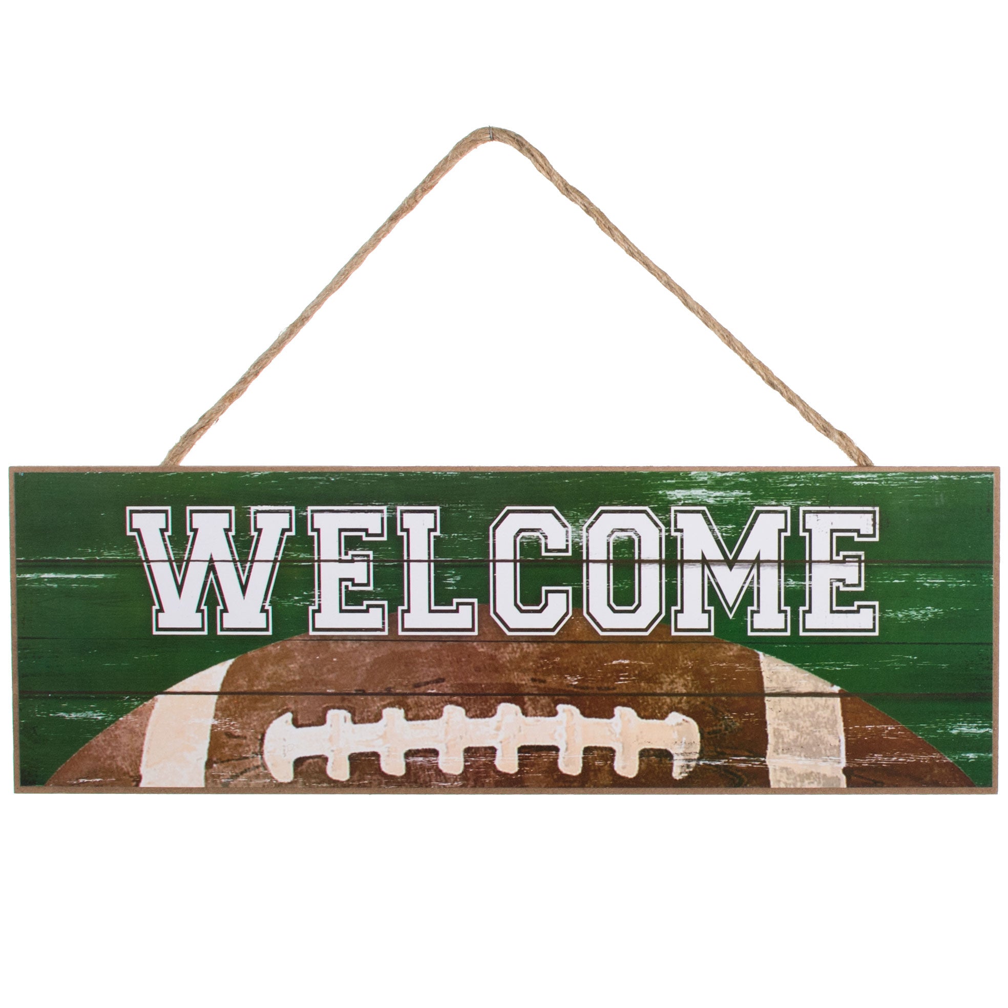15" Wooden Sign: Welcome Football Item Number: AP807309