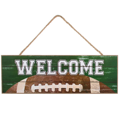 15" Wooden Sign: Welcome Football Item Number: AP807309