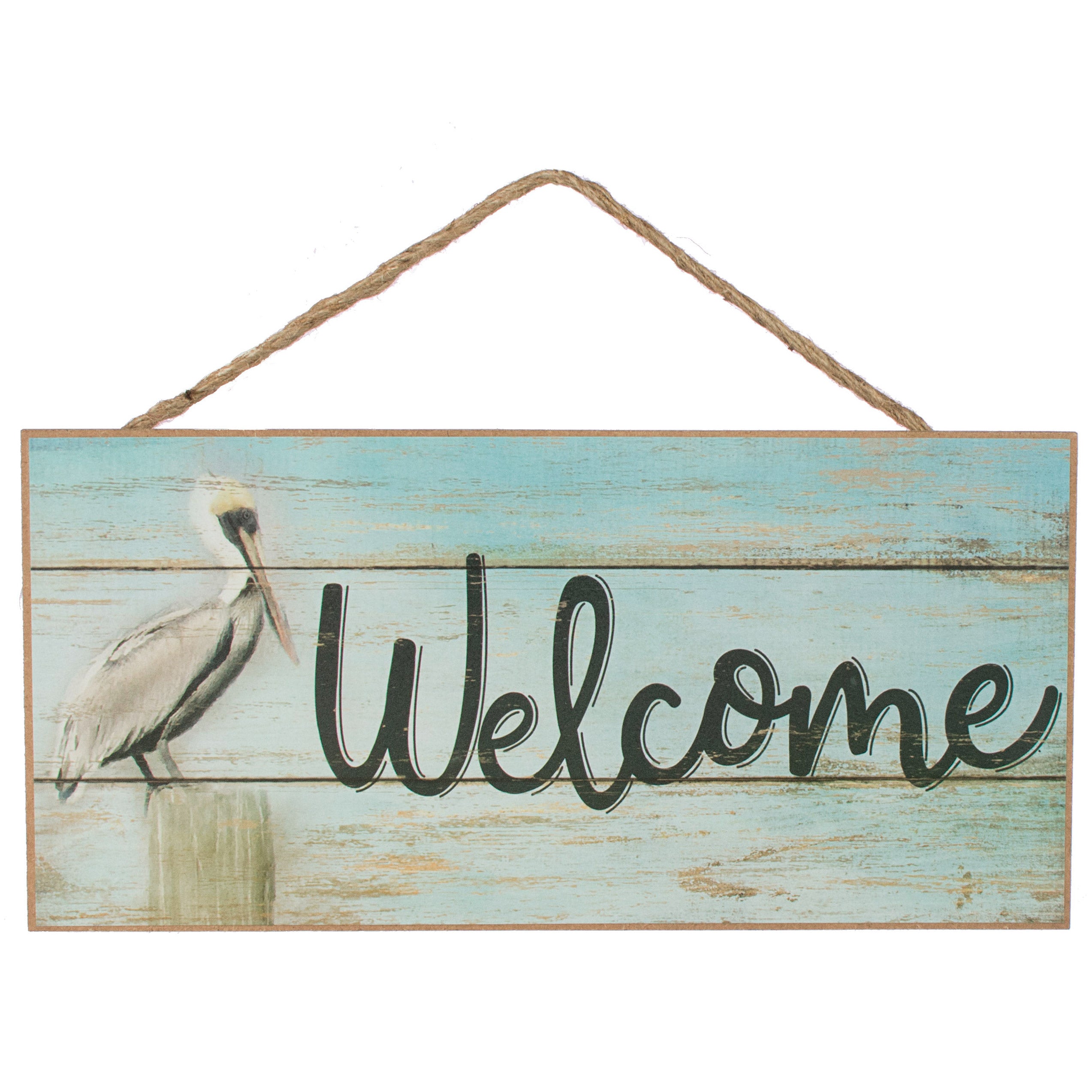 12" Wooden Sign: Welcome Pelican Item Number: AP8117