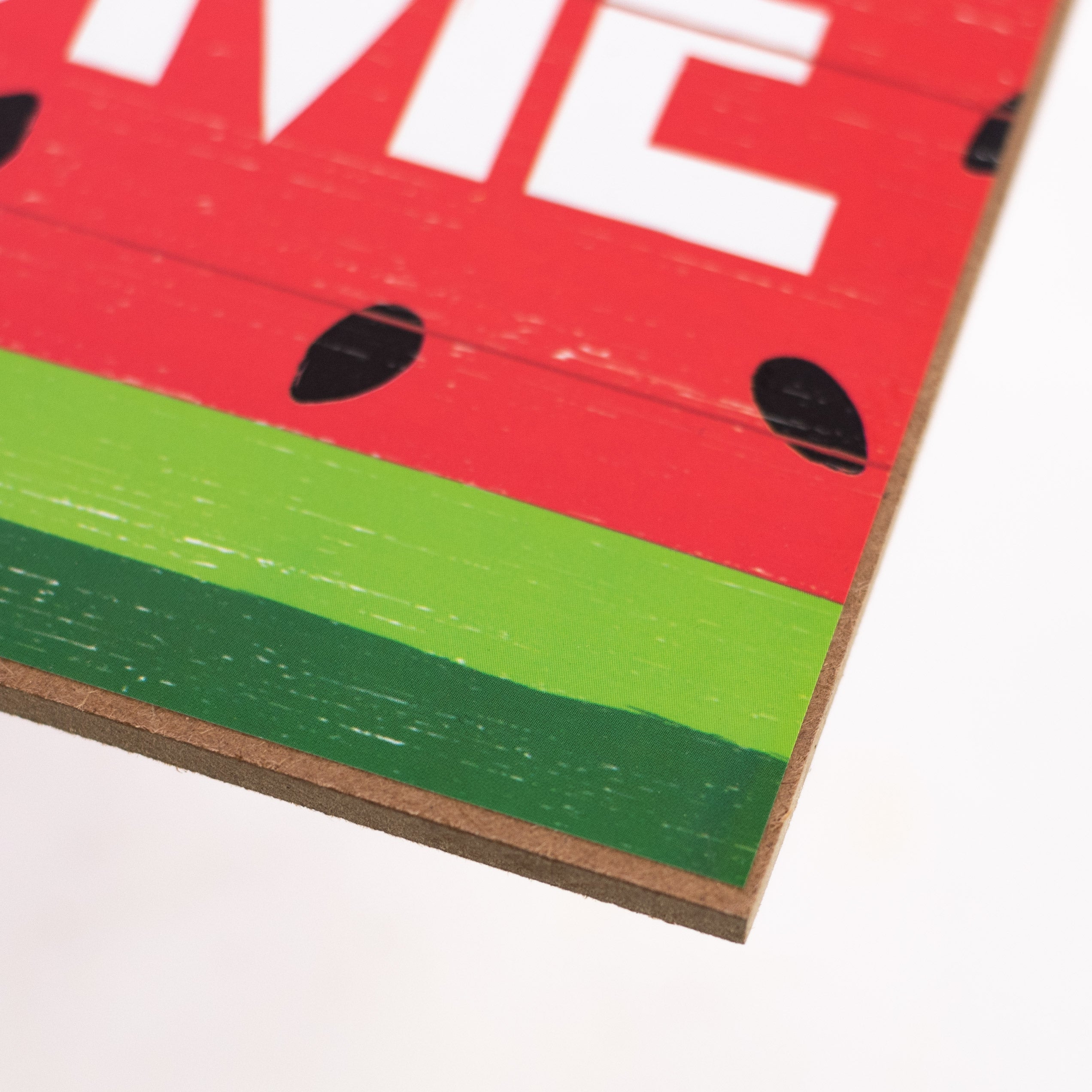 12" Wooden Sign: Welcome Watermelon detail photo 3