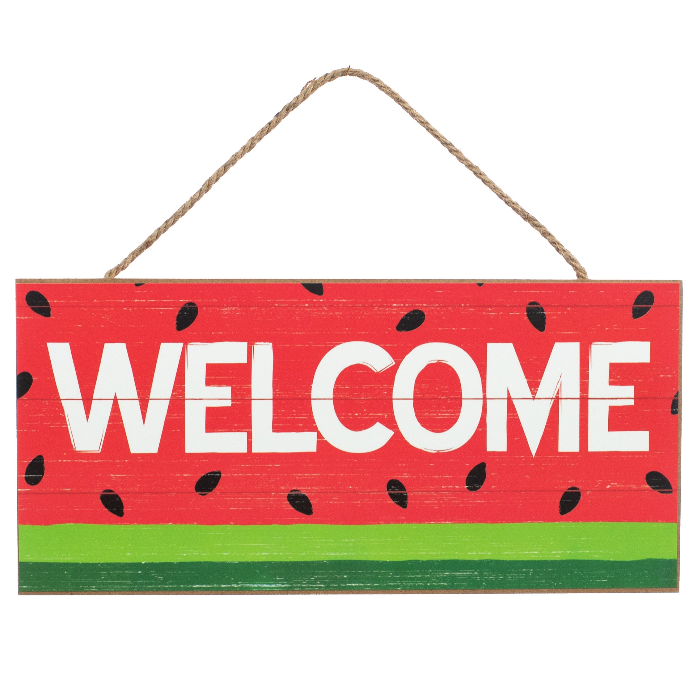 12" Wooden Sign: Welcome Watermelon Item Number: AP8370