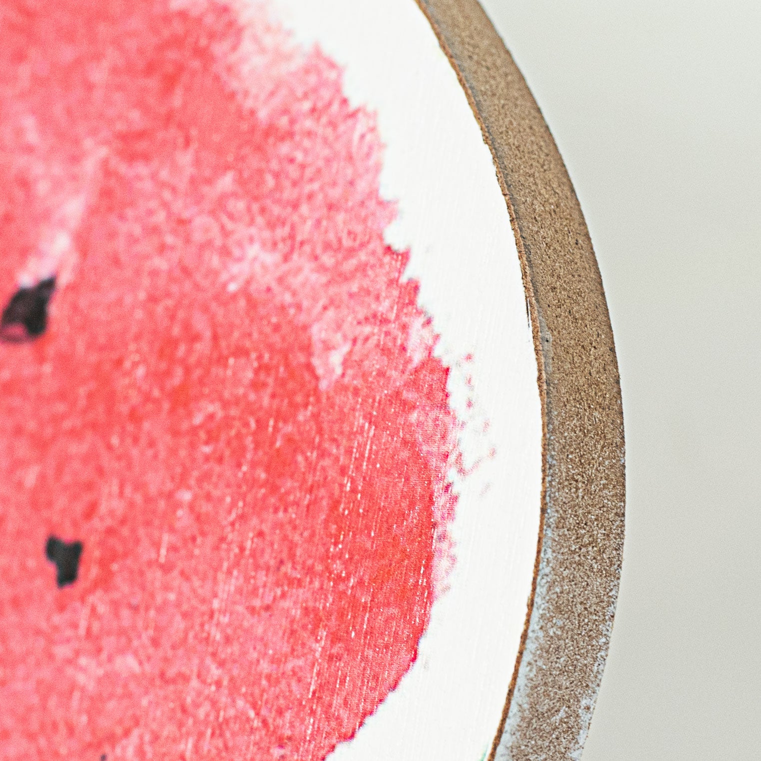 12" Wooden Watermelon Sign: Sweet Summer Time detail photo 3
