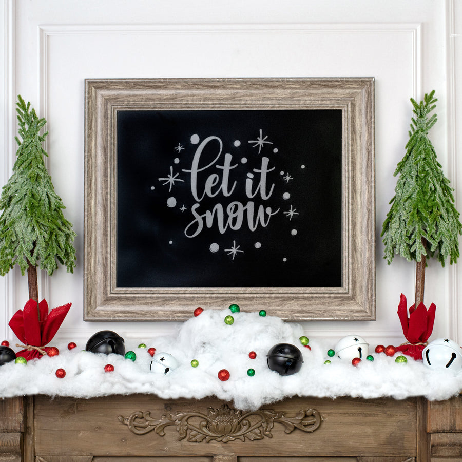 24" Woodland Fir Tree With Velvet Wrap Lifestyle Photo