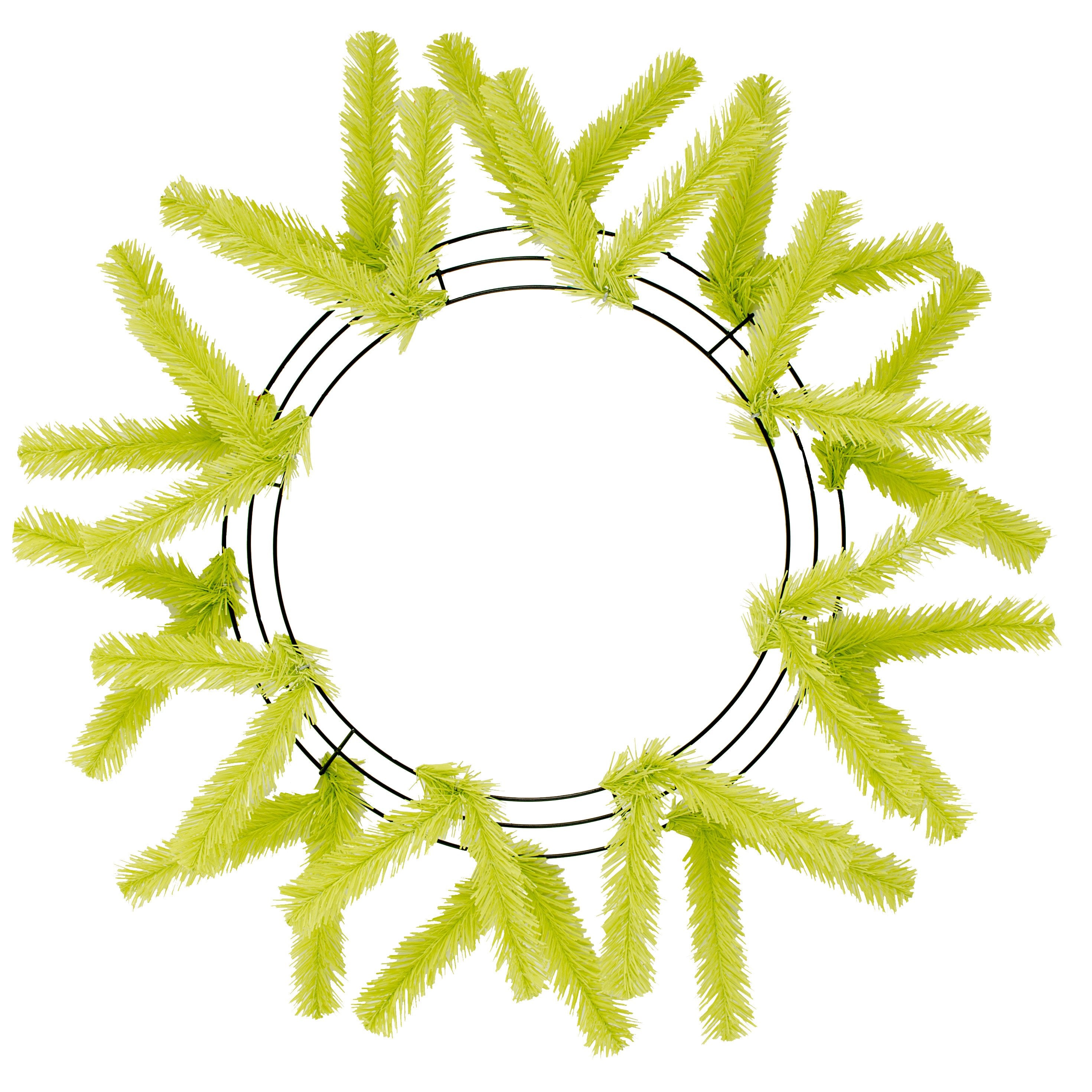 15-24" Work Wreath Form: Lime Item Number: XX748837