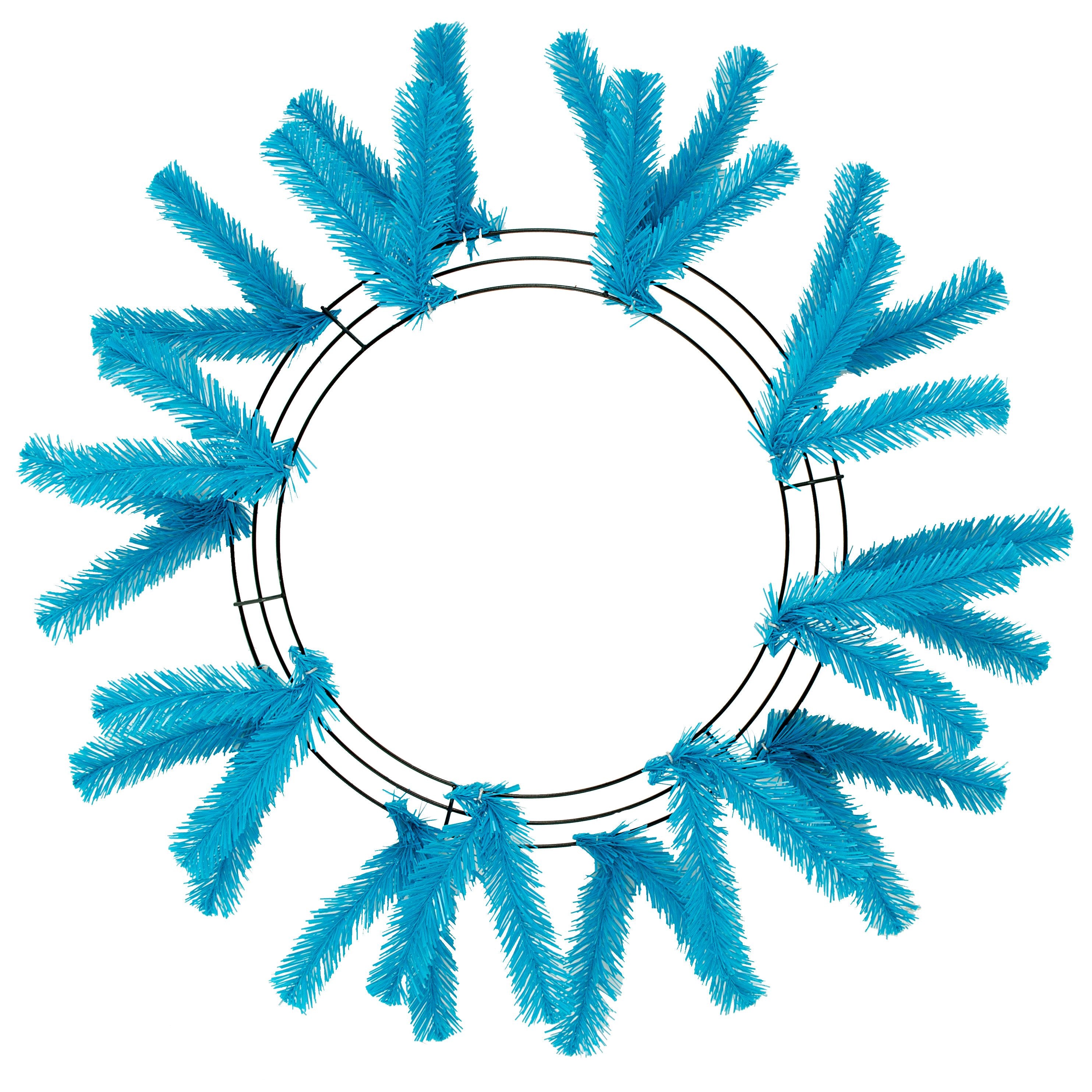15-24" Work Wreath Form: Turquoise Item Number: XX748841